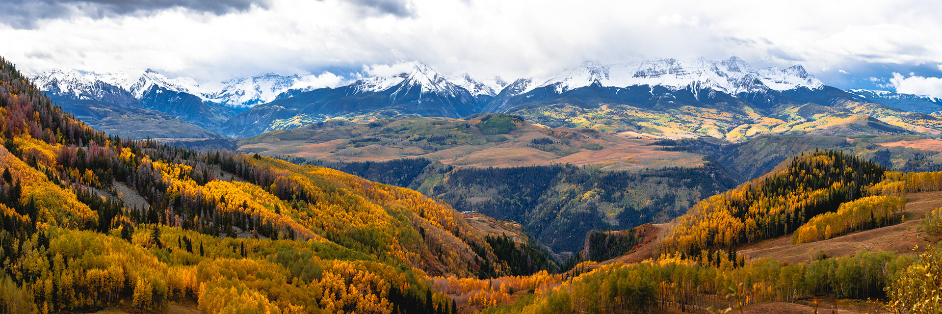 Classic Colorado Autumn Panorama