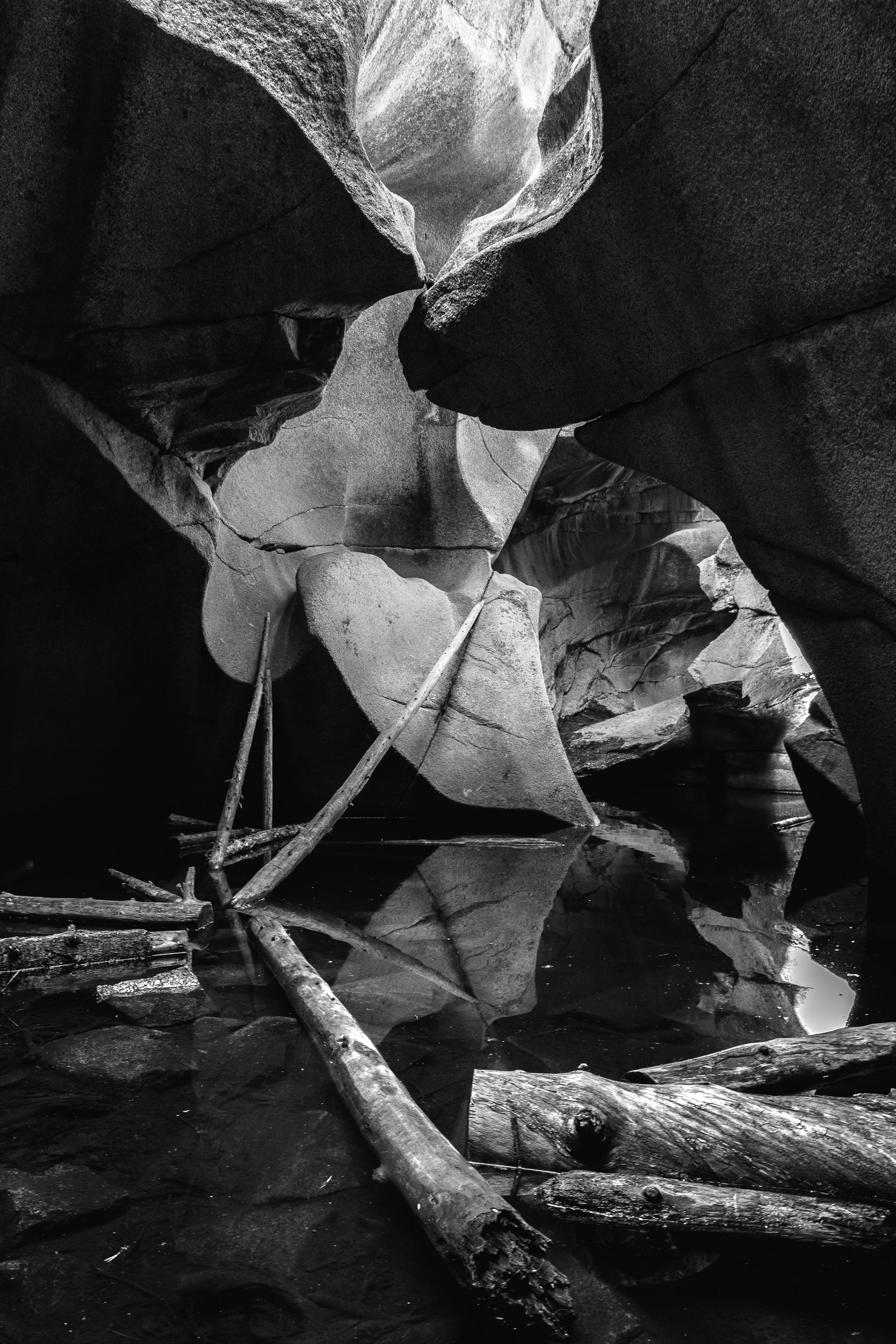 Inside the Ice Caves in Late Summer