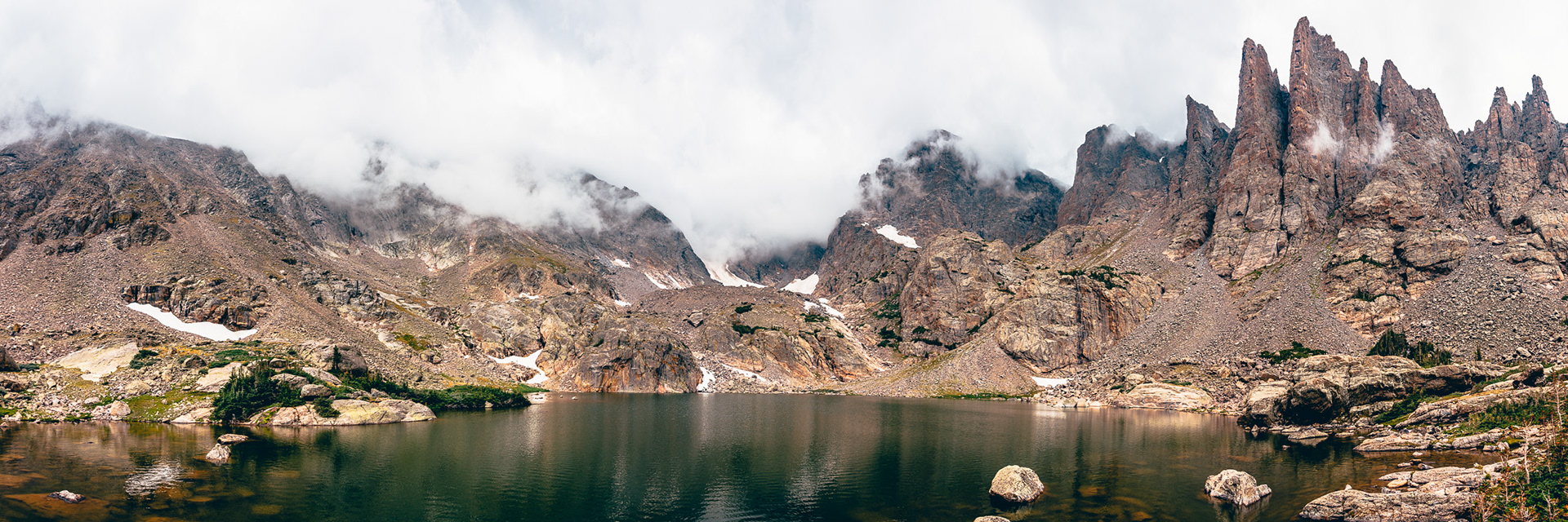 Foggy Pond Panorama