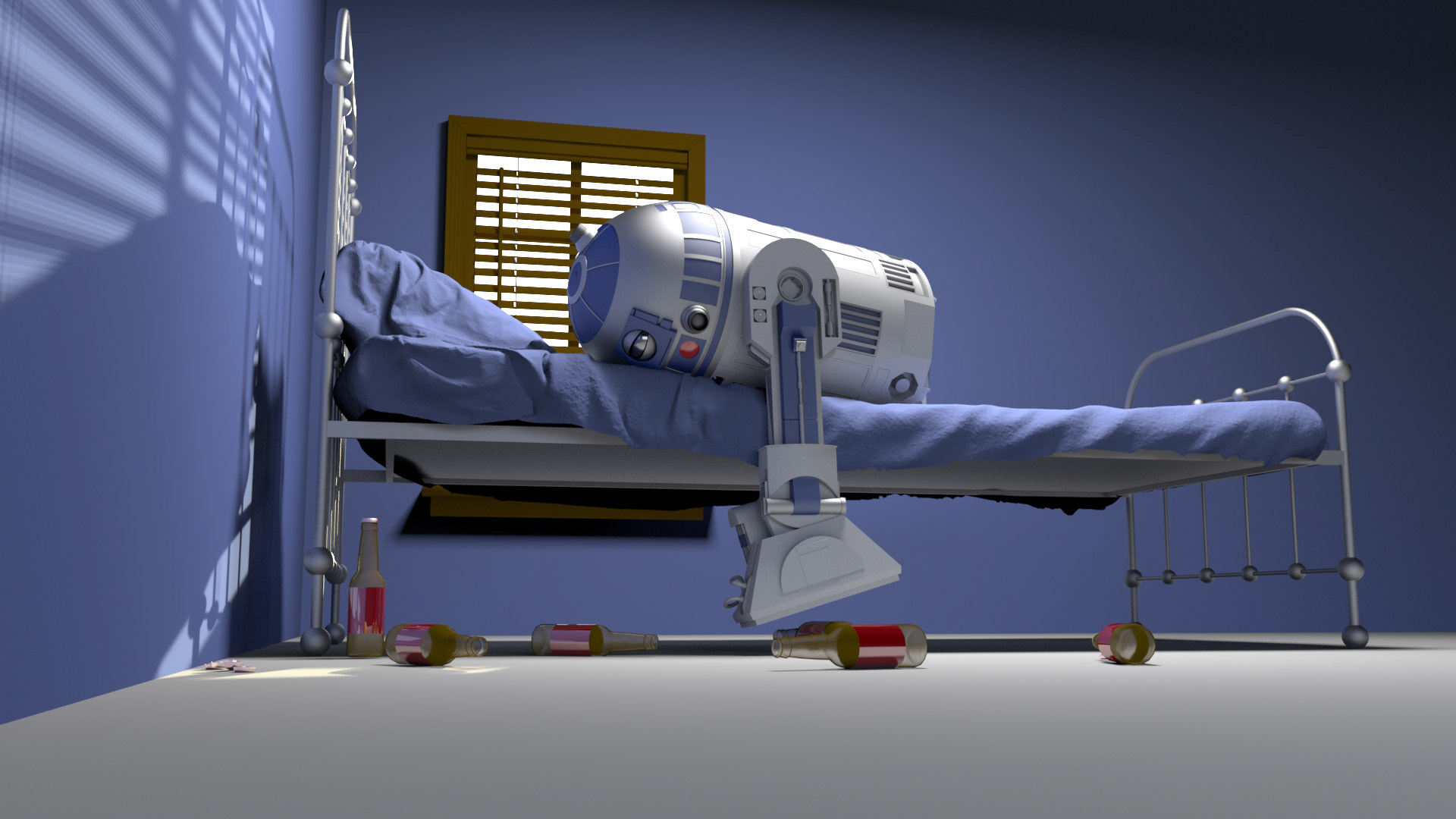 Texture and Render Project - Morning After - Maya, Renderman