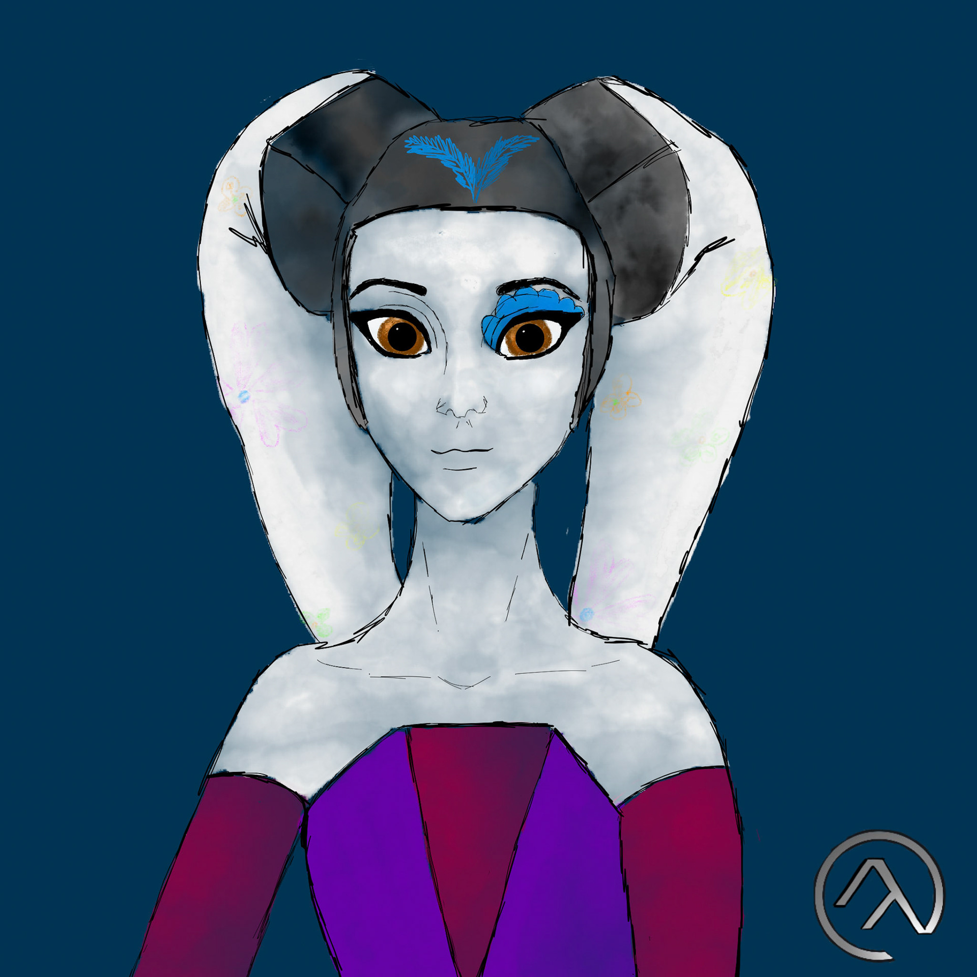 Twi'lek Flora - Adobe Fresco
