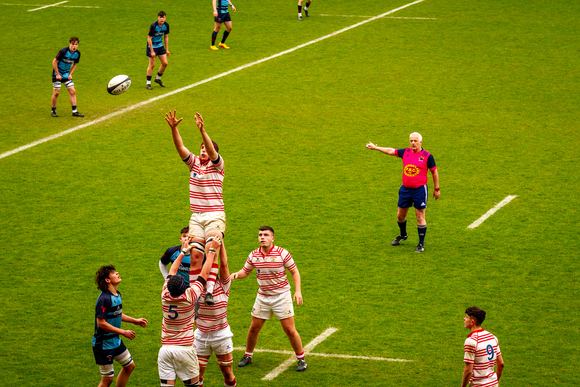 Andrew reffing the earlier final.