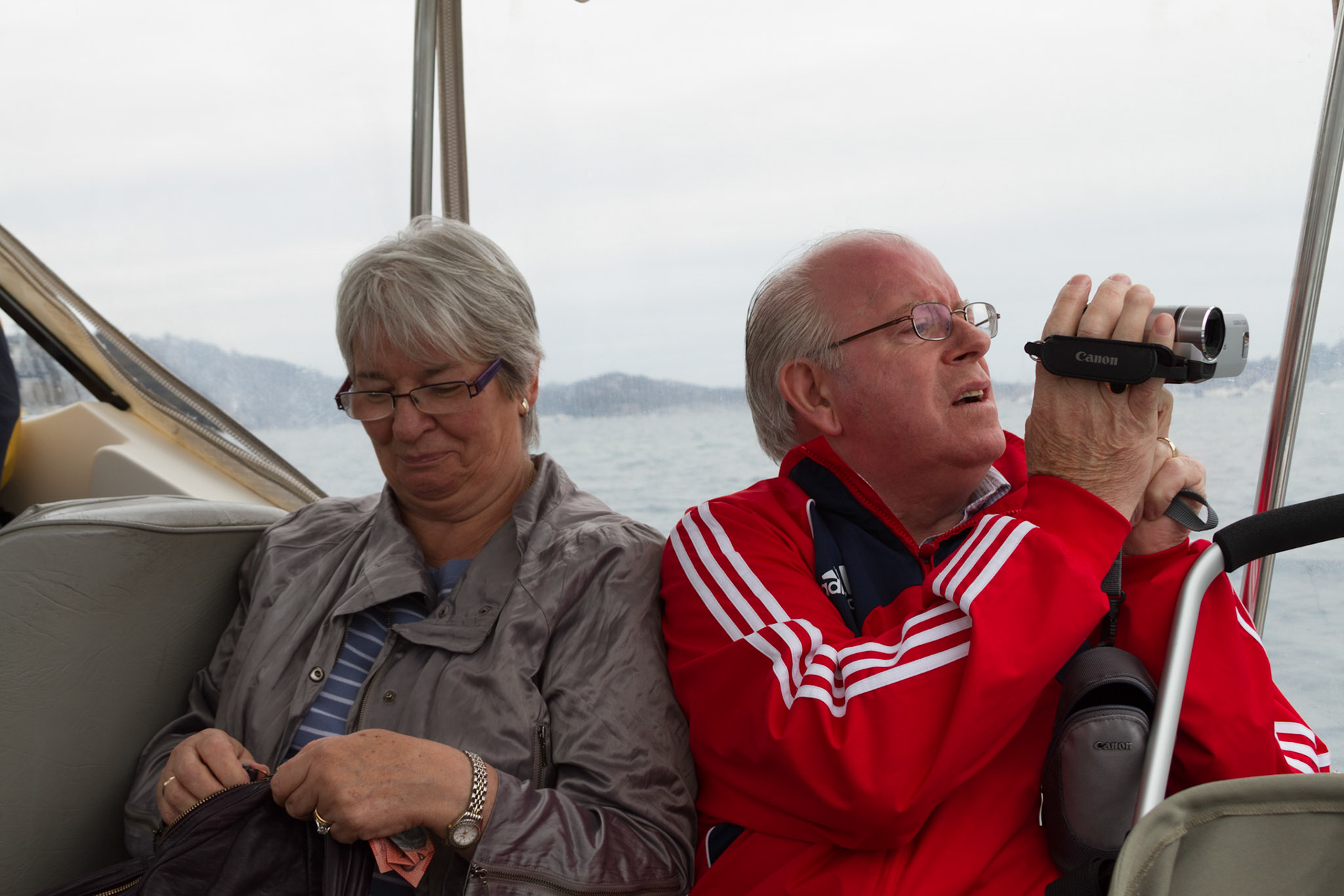 Margaret considers life on her first ever trip in a small powerboat. Peter considers his first Oscar!