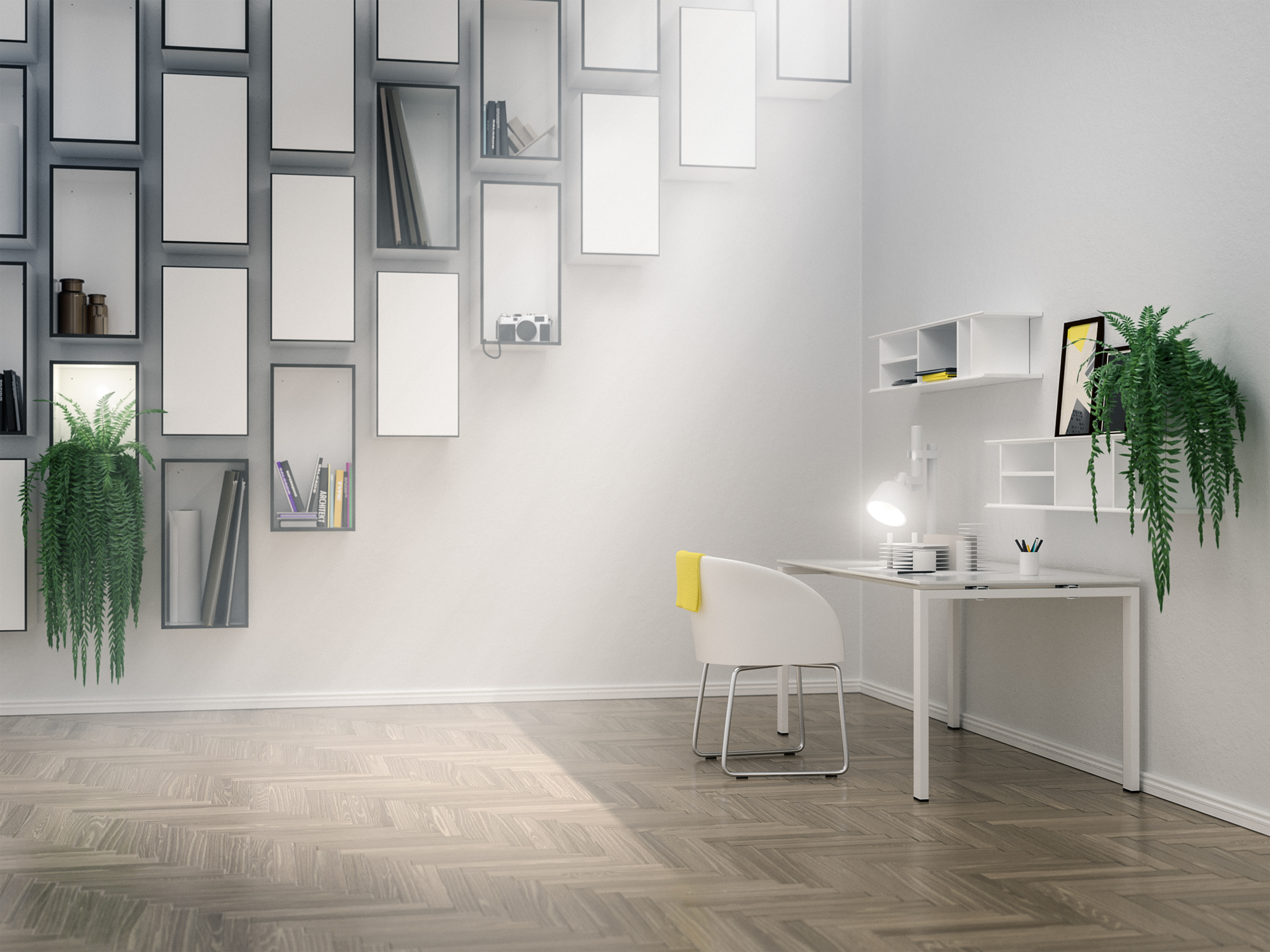 NOW by HUELSTA Wettbewerb | Interior Design + lighting, shading, rendering