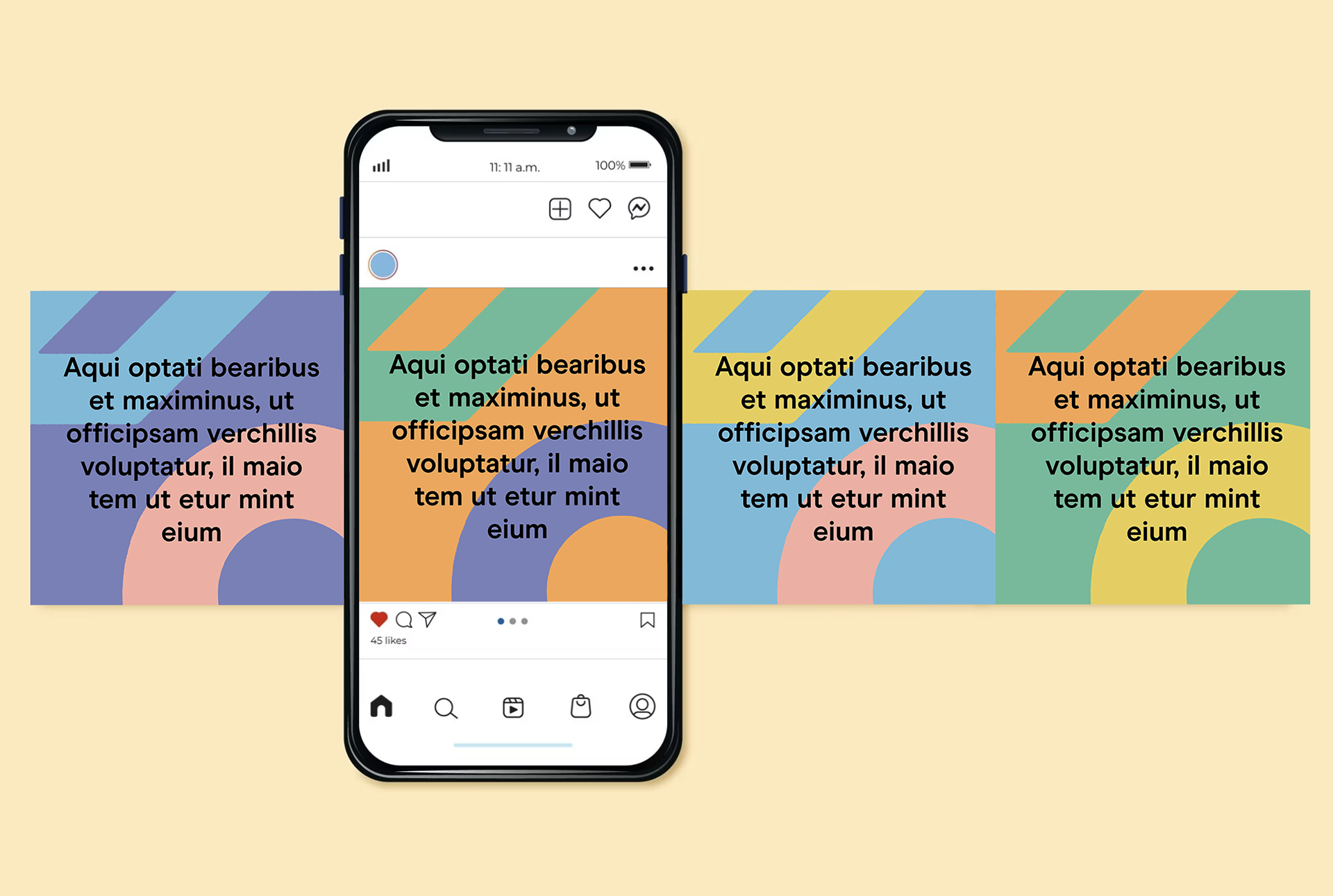 Social media cards