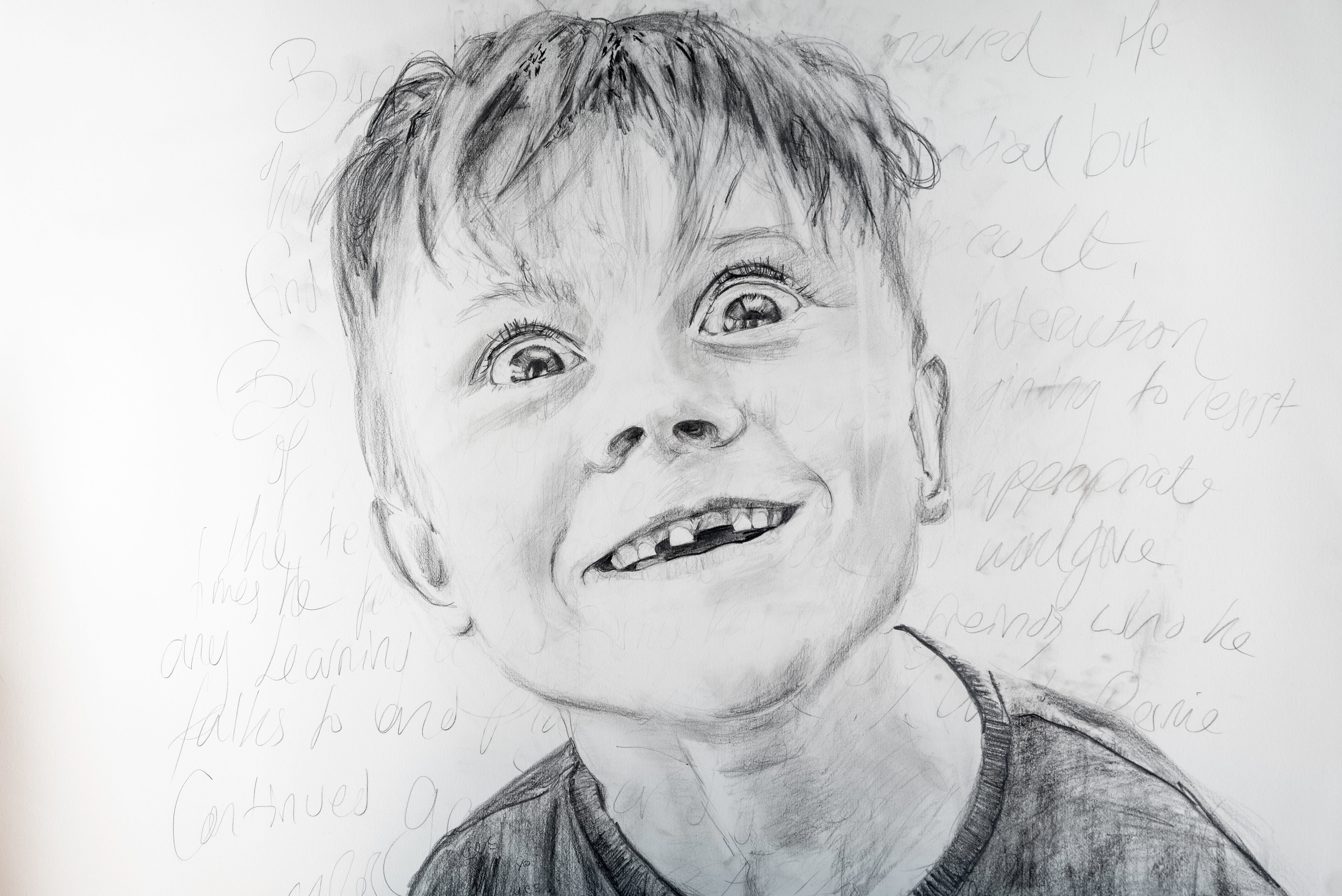 'Baggy Trousers' pencil on paper