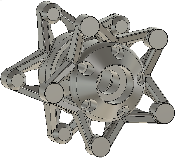 Motorcycle Wheel Hub Design & CAD