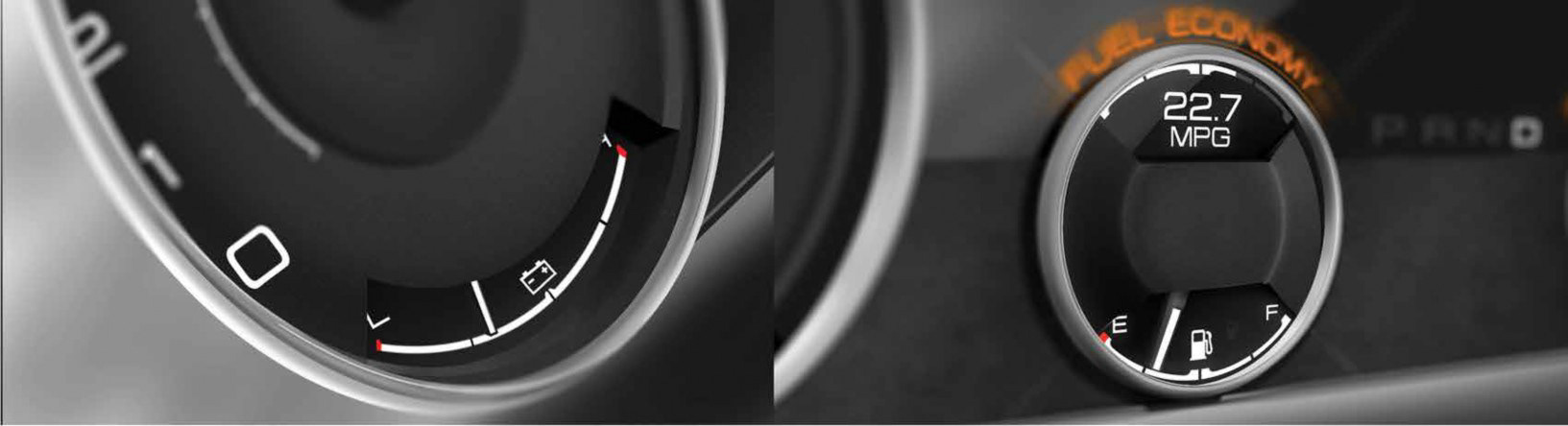 Automotive dash digital & analog synergy