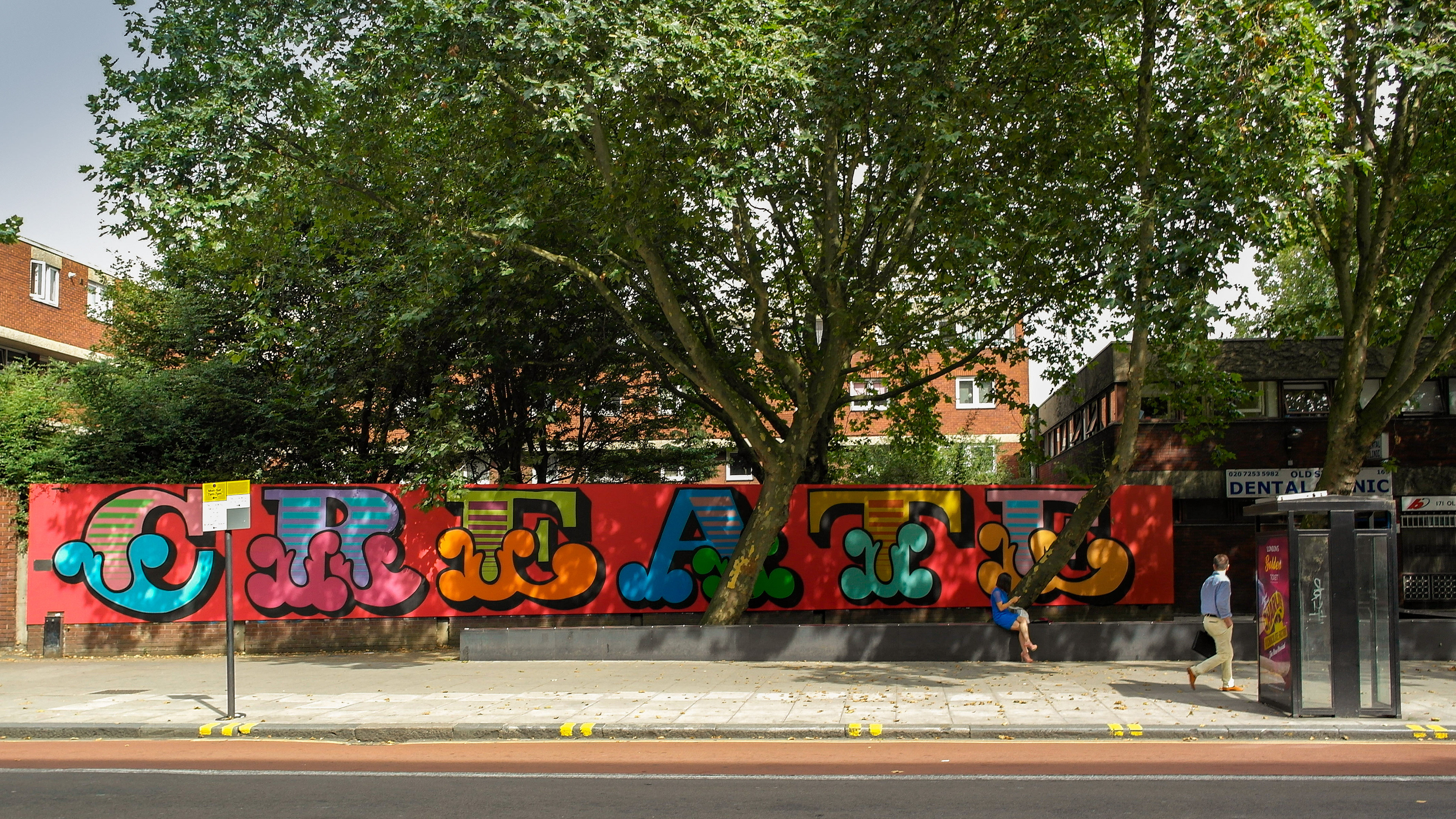 Art by Ben Eine in London, UK