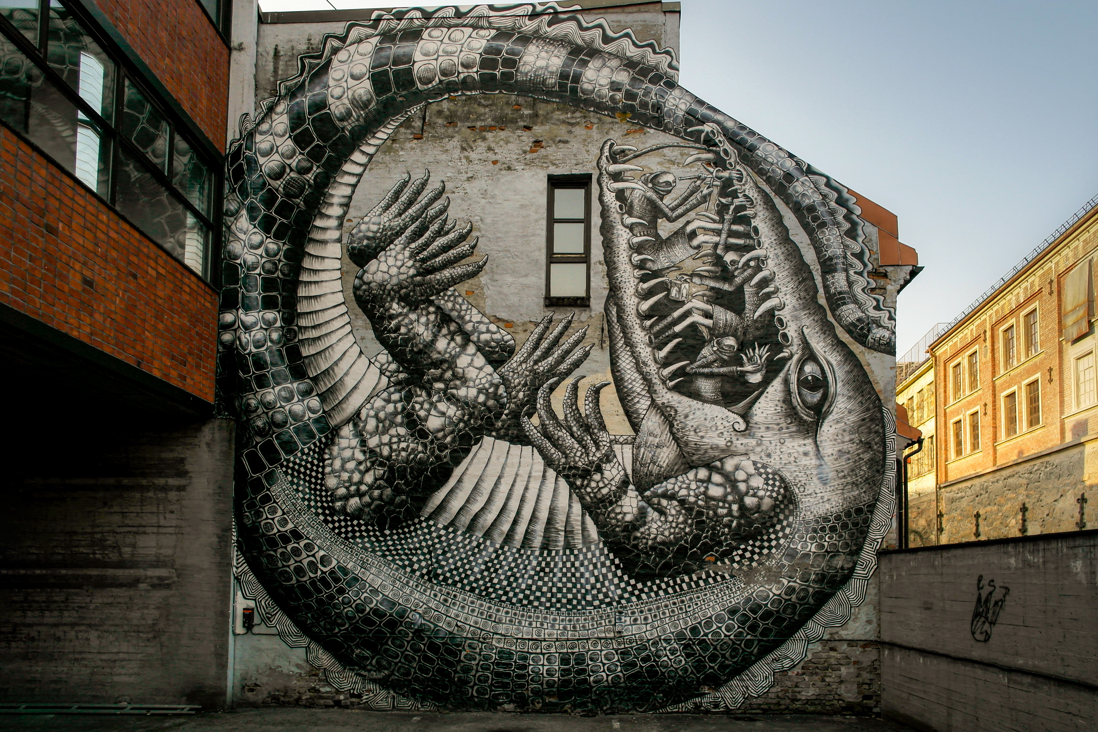 Art by Phlegm in Oslo, Norway