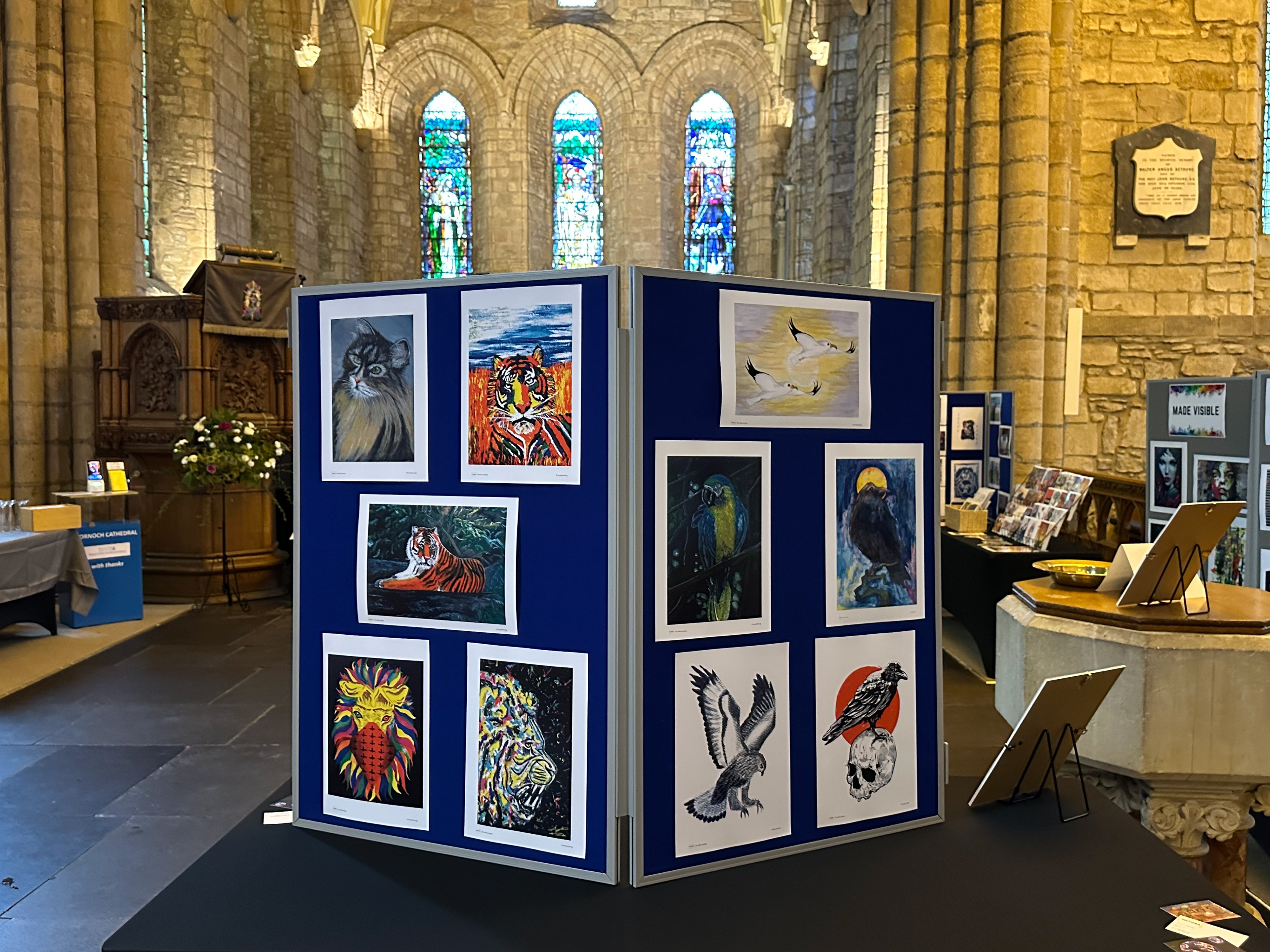 Made Visible Exhibition - Dornoch Cathedral - July 2025
