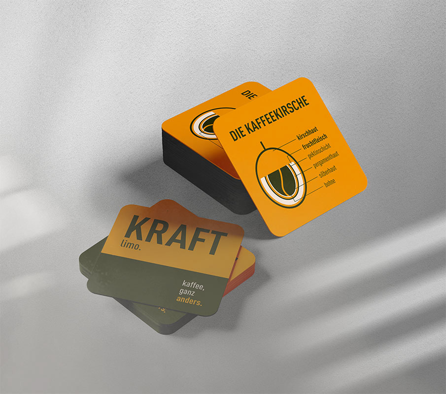 CORPORATE DESIGN, BIERDECKEL, ILLUSTRATION, KRAFTLIMO