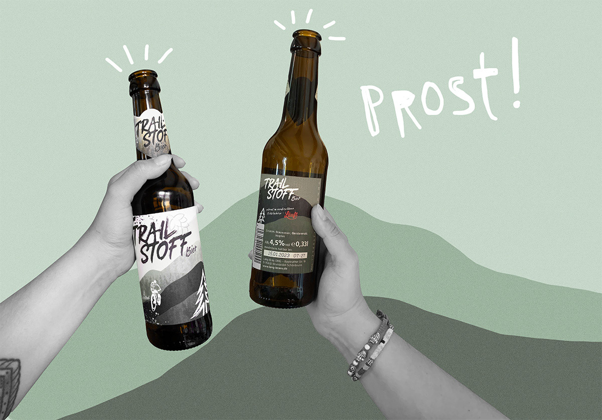 BIER ETIKETTEN, FICHTELRAD