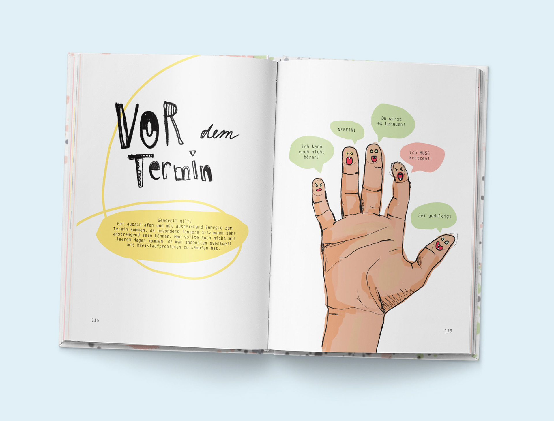 VORBEREITUNG VOR DEM TERMIN