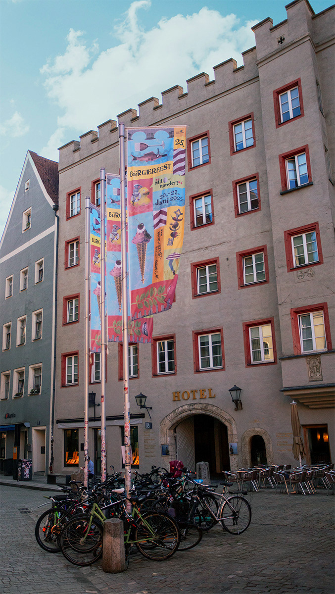GESTALTUNGSLINIE, BÜRGERFEST REGENSBURG