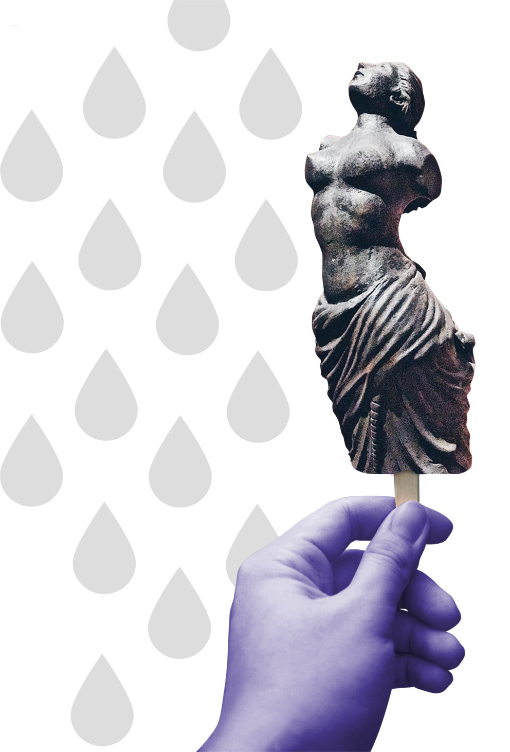 STATUE AM STIEL