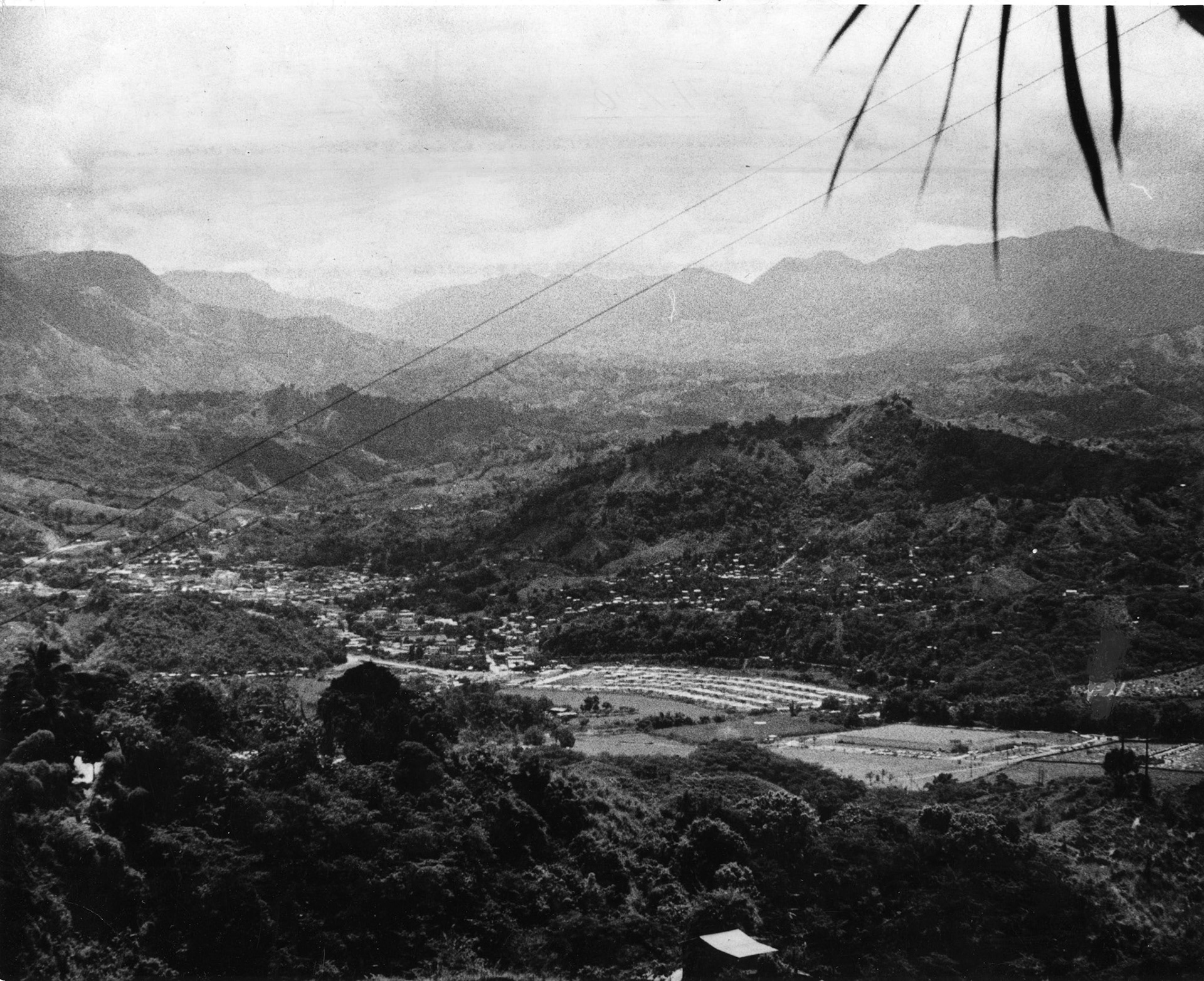 Vista panorámica de Utuado.Septiembre 9, 1965