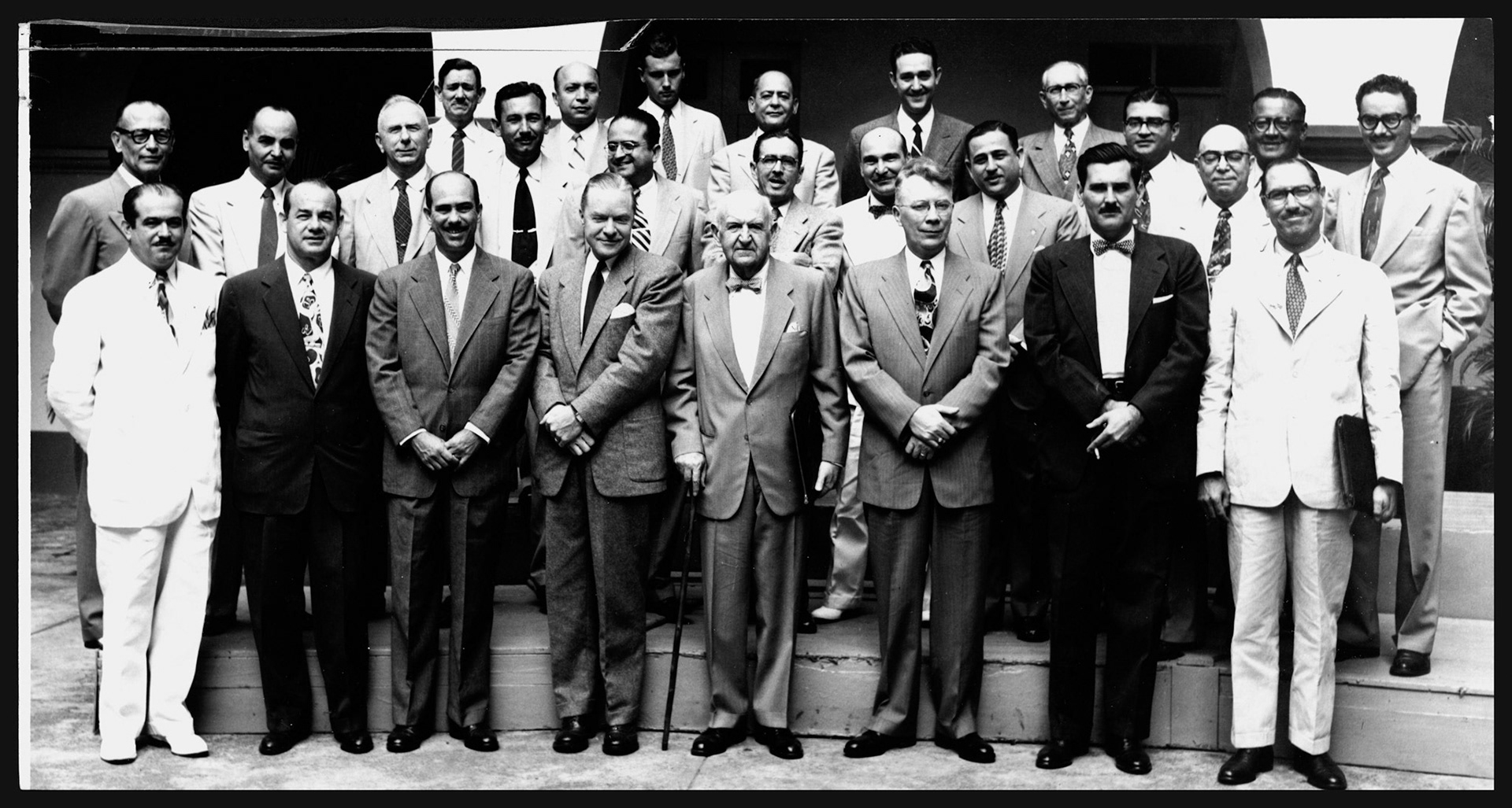 Asistentes a conferencias sobre administración pública en Fortaleza.Diciembre 8, 1952