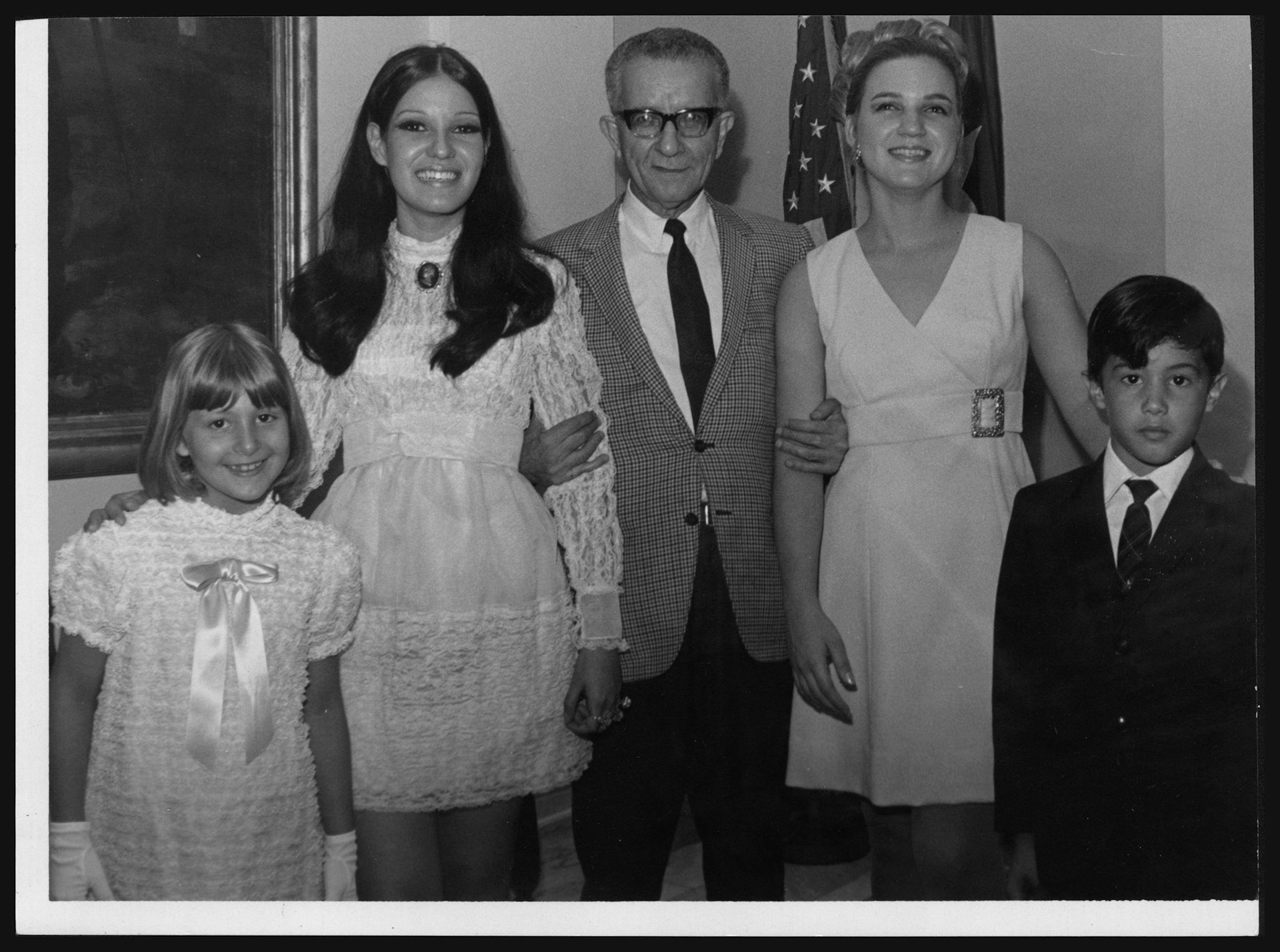 Presentación de la dinastía real del Carnaval Juan Ponce de León de 1969.Febrero 8, 1969