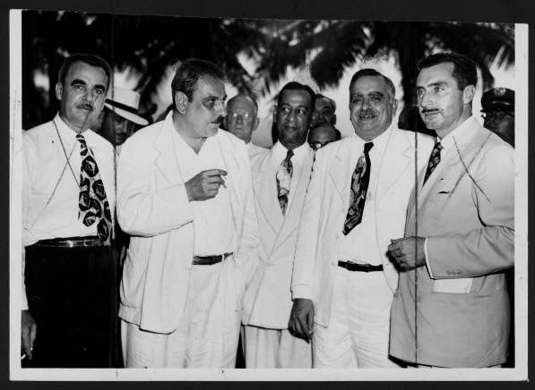 Actividad de confraternización en Luquillo entre funcionarios públicos de la isla y legisladores de Estados Unidos.Luquillo.Noviembre 15, 1948