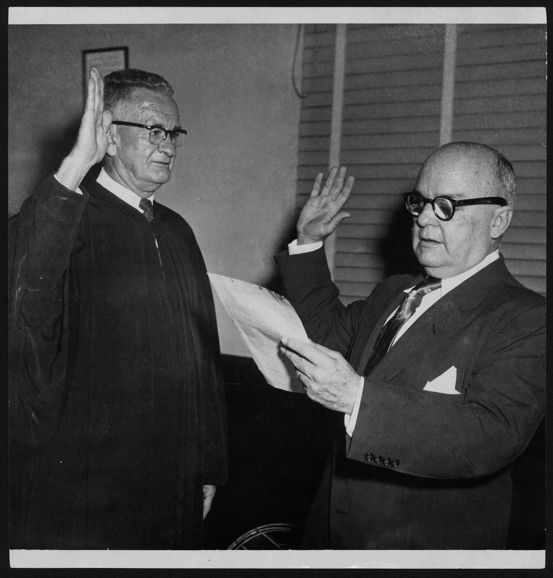 Clemente Ruiz Nazario y Eduardo González Géigel.Julio 31, 1954