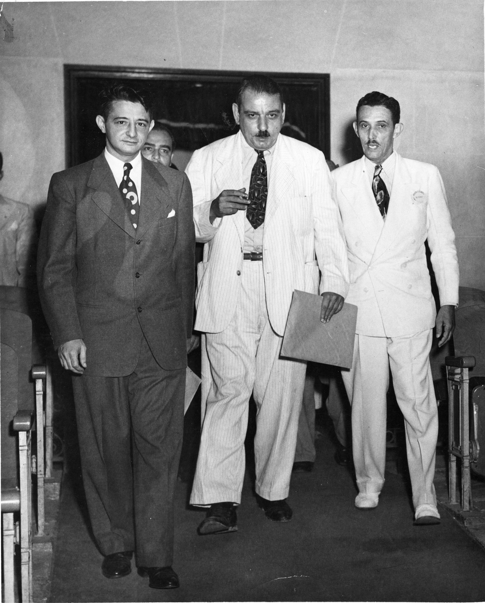 Jaime Benítez, Luis Muñoz Marín y Augusto P. Alvarez.1951