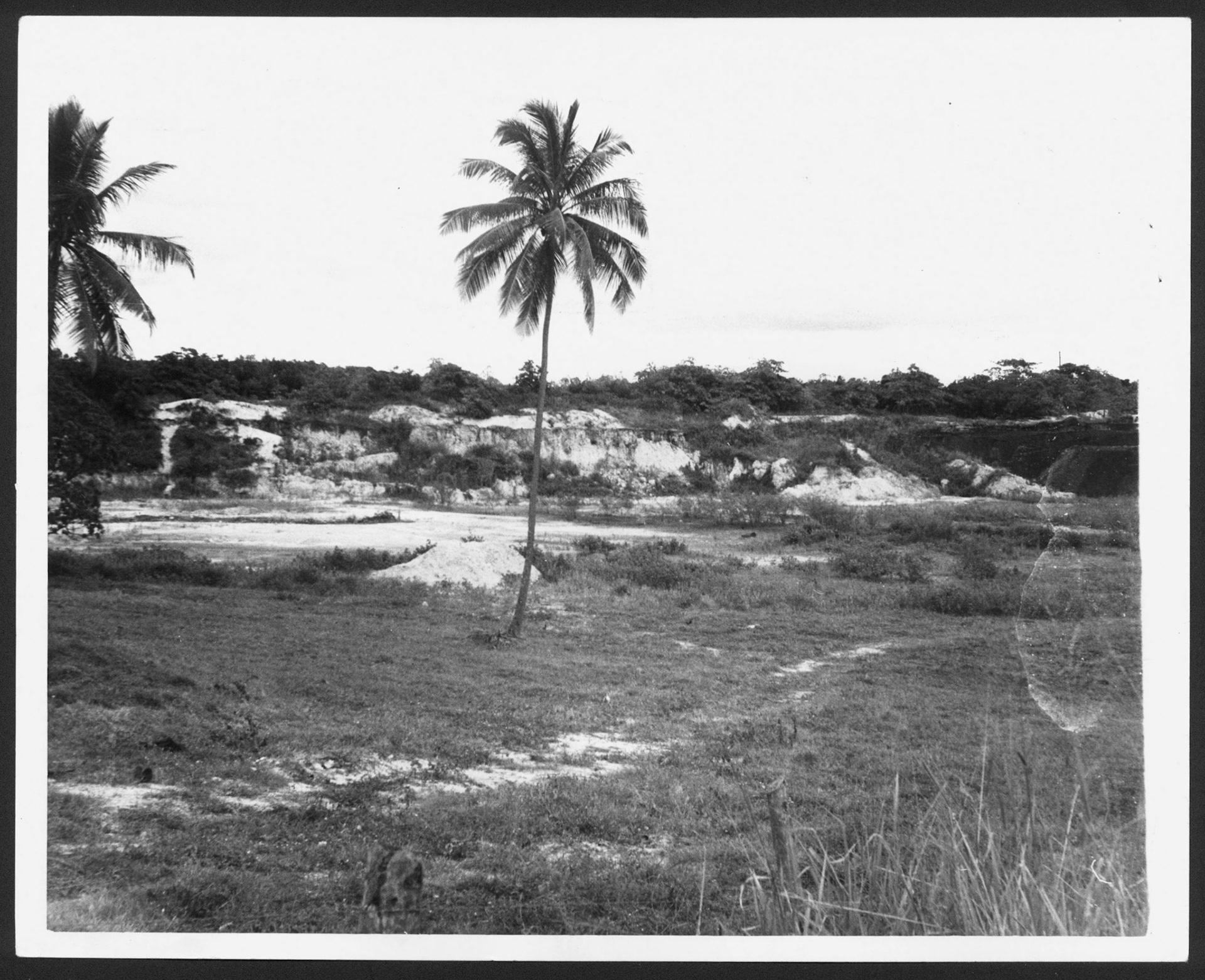 Yacimientos de arena que se encuentran en el pueblo de Vega Baja.Septiembre 1965