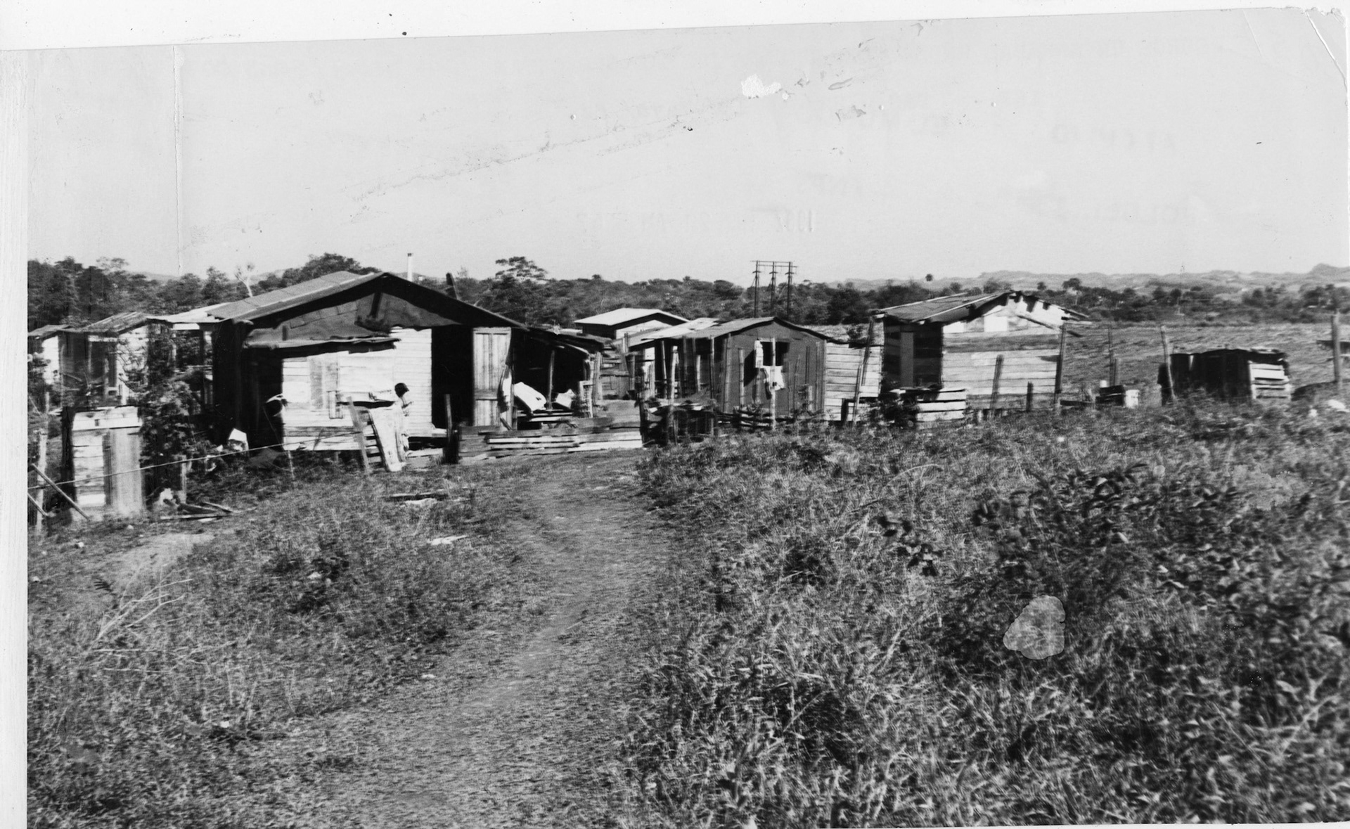 Arrabal en la Barriada Chinto Rodón de San Sebastián.Marzo 20, 1962