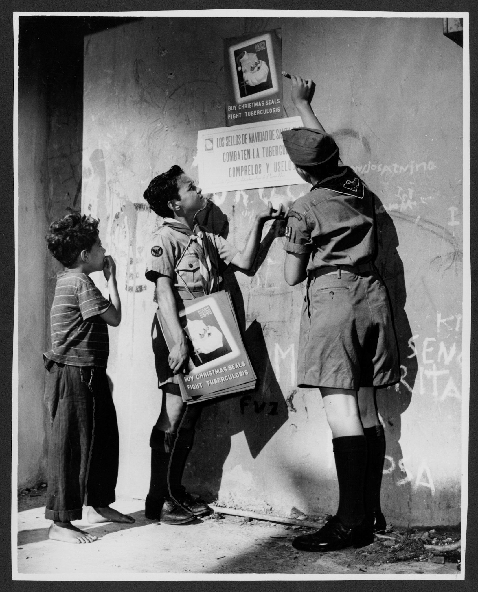 Funcionarios públicos ofreciendo charla junto a Clarence Senior.Noviembre 15, 1951