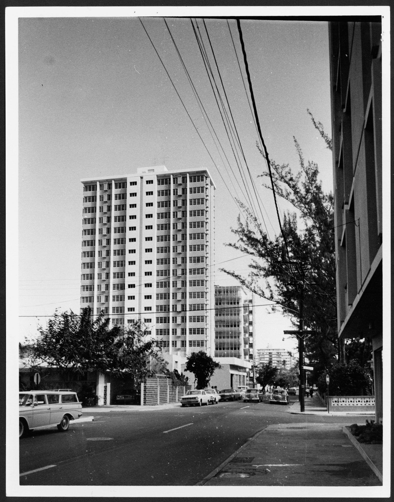 Tramo de la avenida Ashford en el Condado.Enero 1967