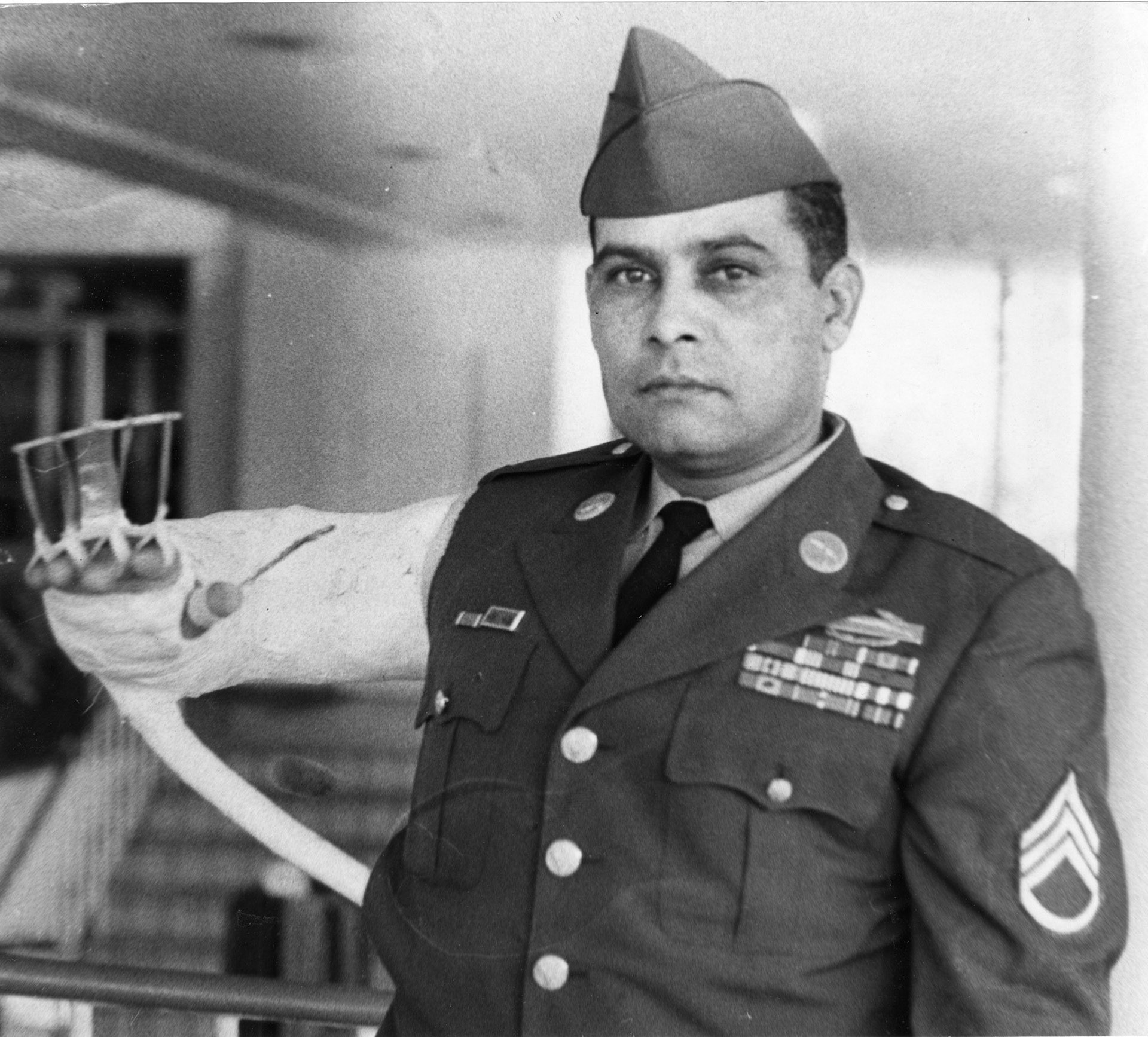 Llega militar herido en Viet Nam.Junio 3, 1968