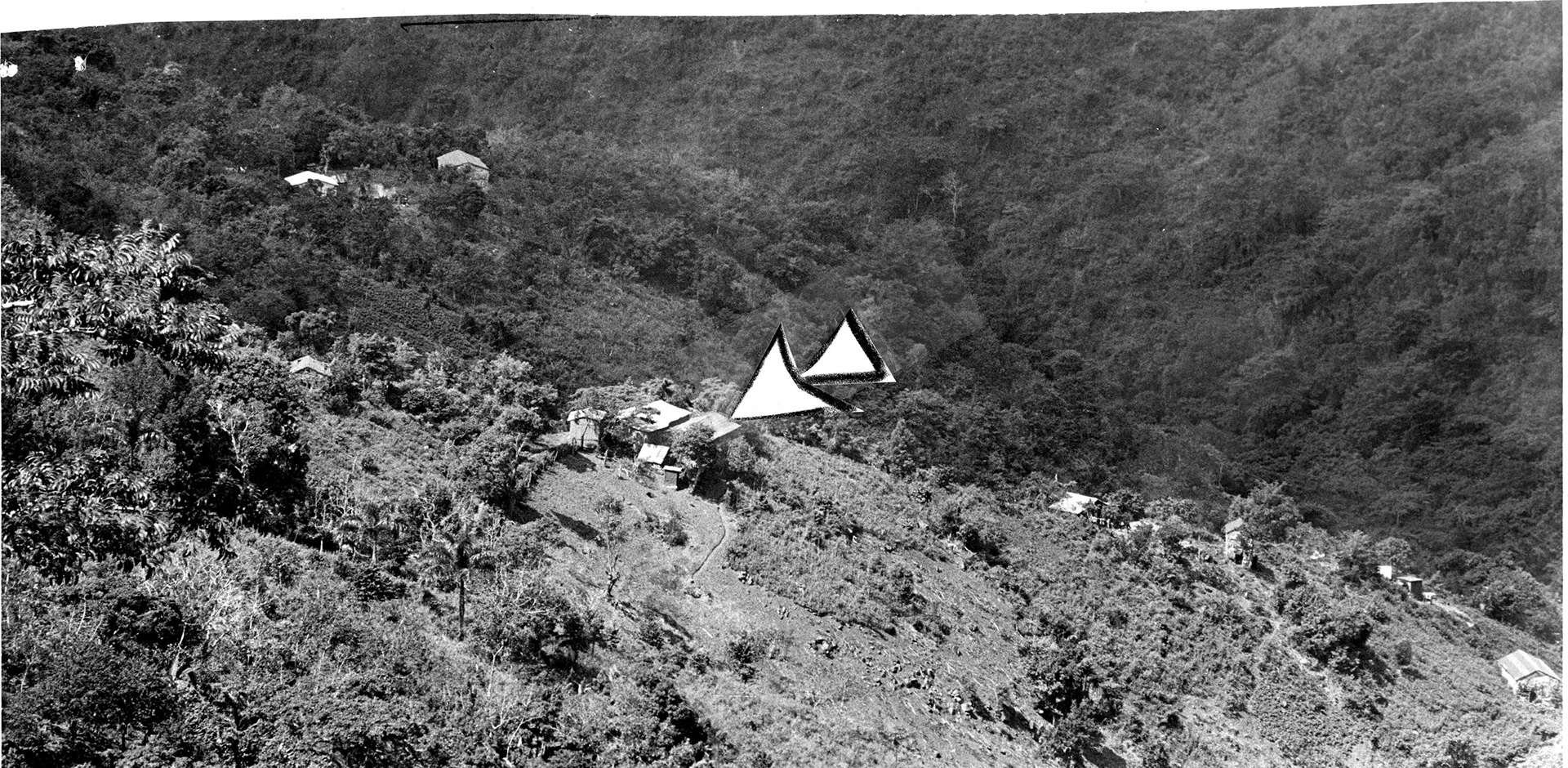 Escuela en las montañas de Cayey.Octubre 18, 1964
