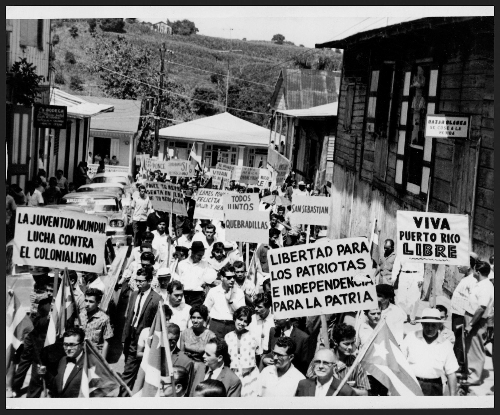 arios aspectos de la conmemoración del Grito de  Lares celebrada en 1962.Septiembre 25, 1962