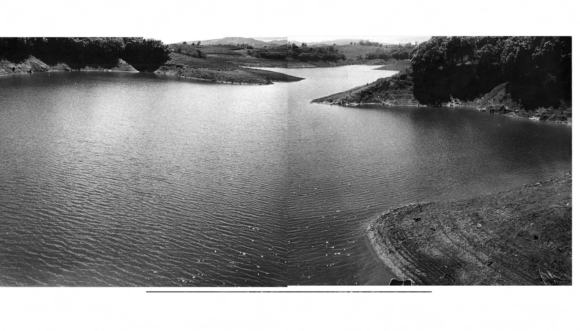 Nivel del agua en el Lago de Cidra.Marzo 1964