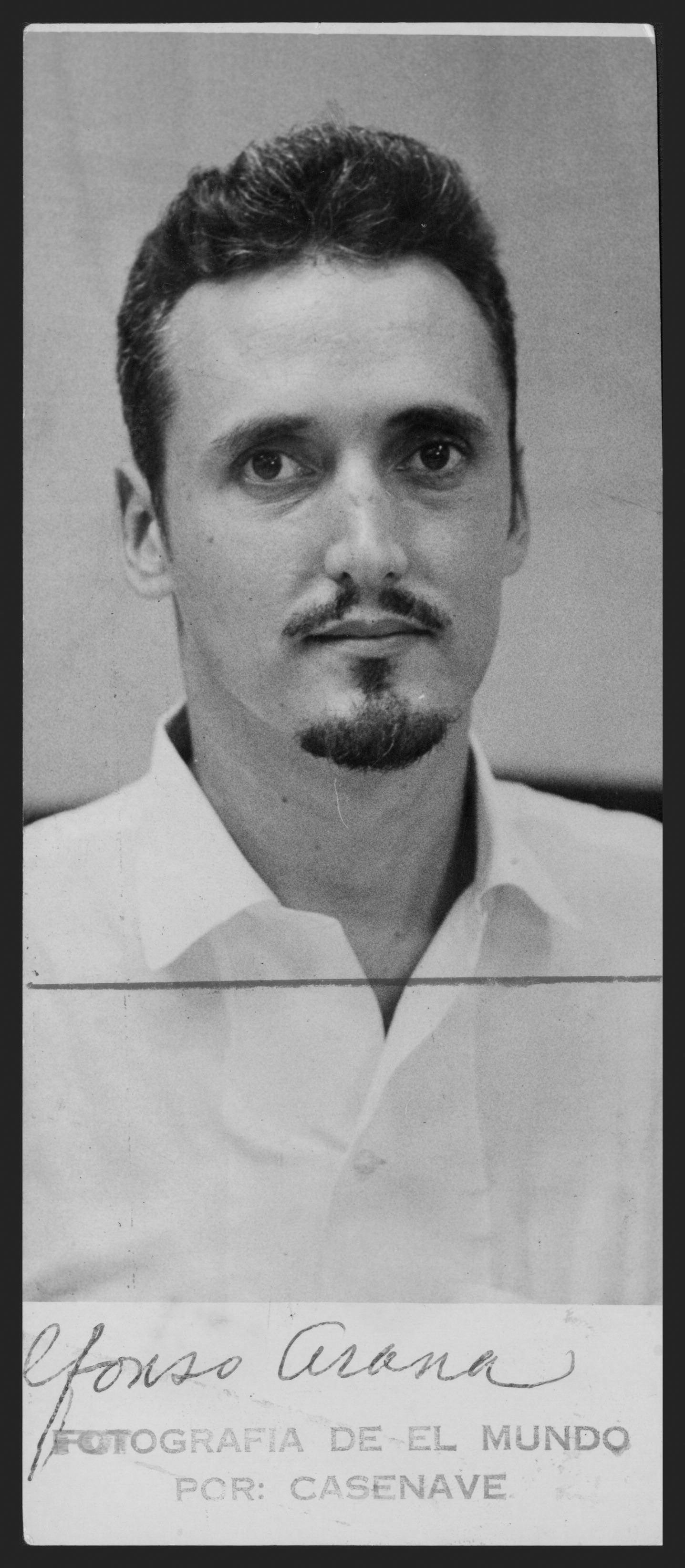 Alfonso Arana.Noviembre 11, 1959