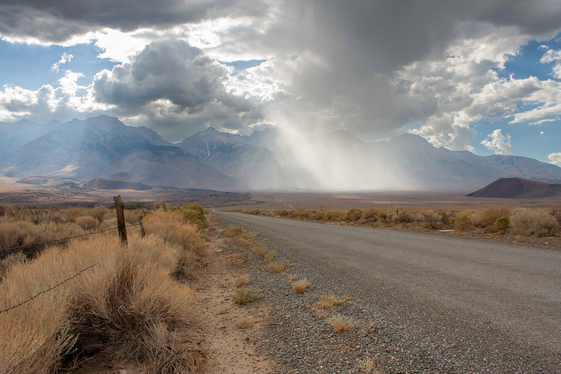 Thunderstorm in Owens Valley, 2012.