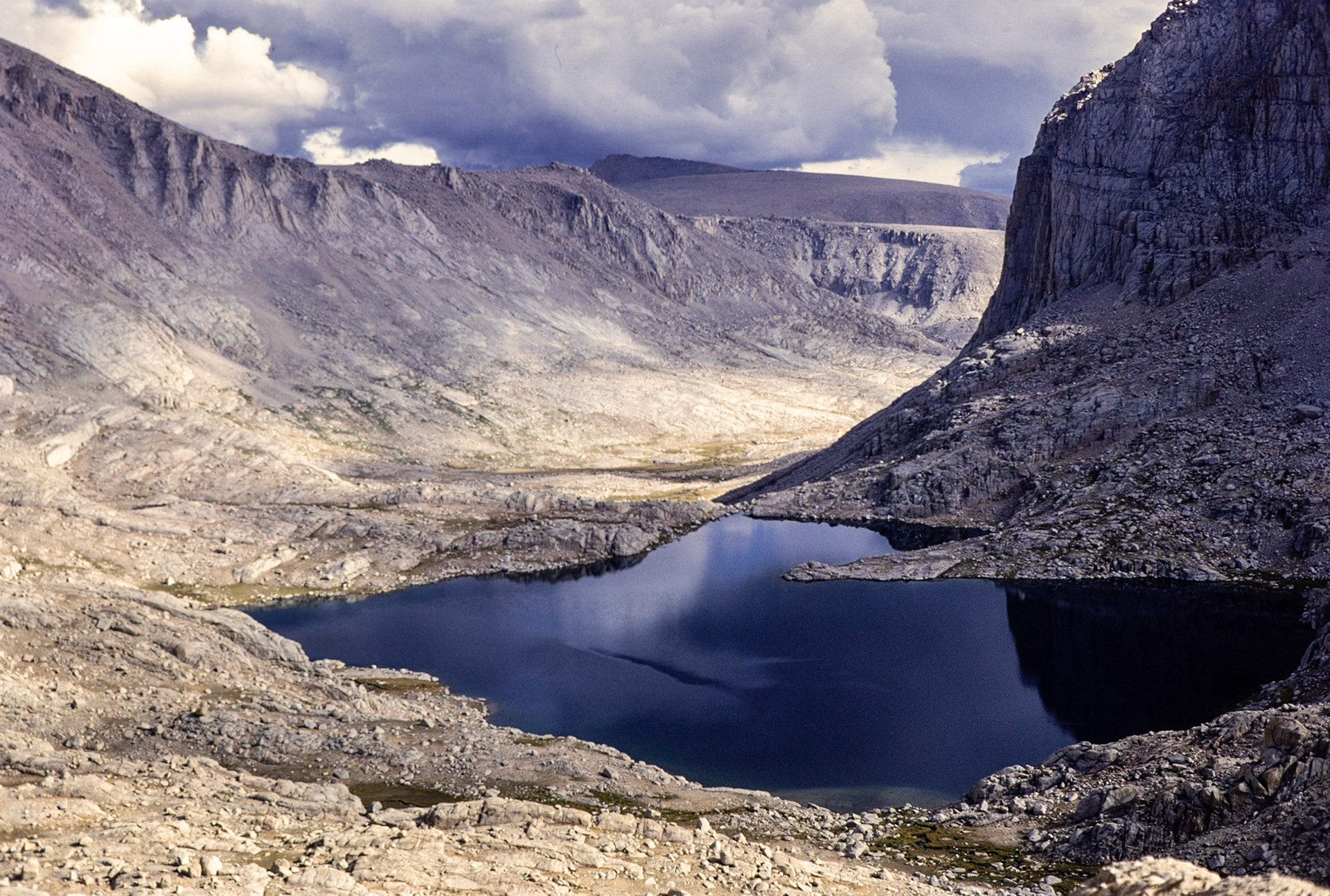 Sky Blue Lake in the Miter Basin, 1988.