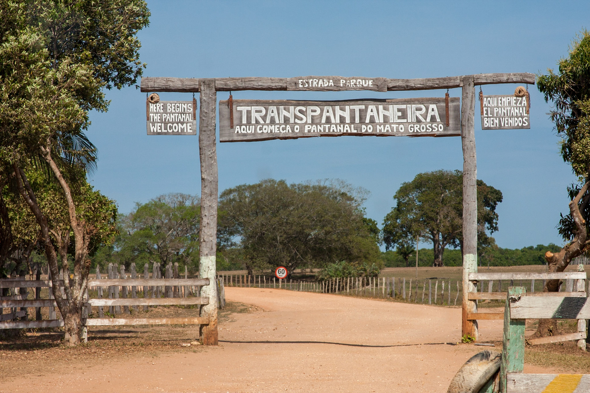 The Transpantaneira  is a road that crosses the pantanal in the state of Mato Grosso. This 91 mile long dirt road runs from Pocone to Porto Jofre. Brazil. 2011.