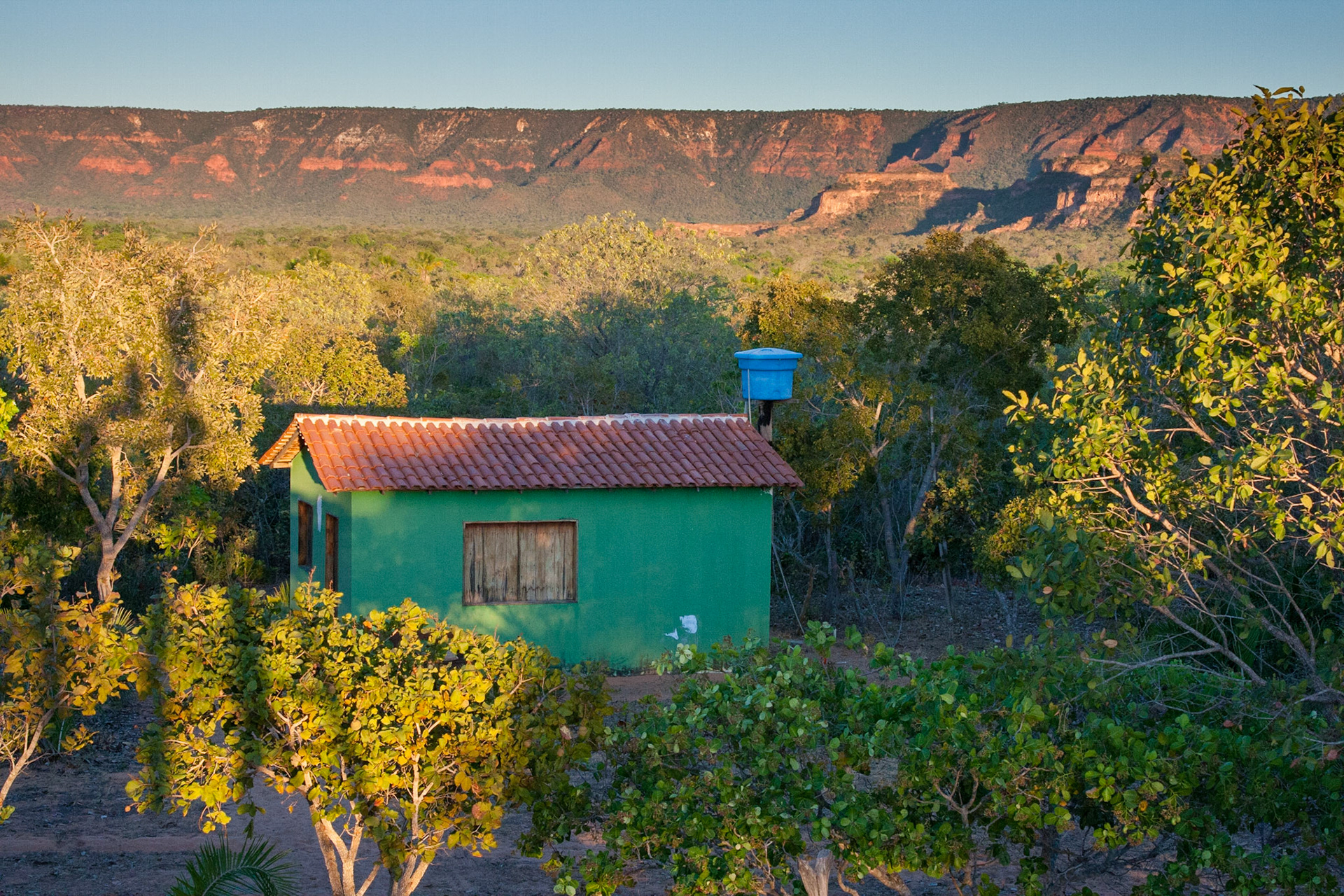 Room at Hyacinth Cliffs Lodge near Parnaiba Headwaters National Park, Brazil. 2011.