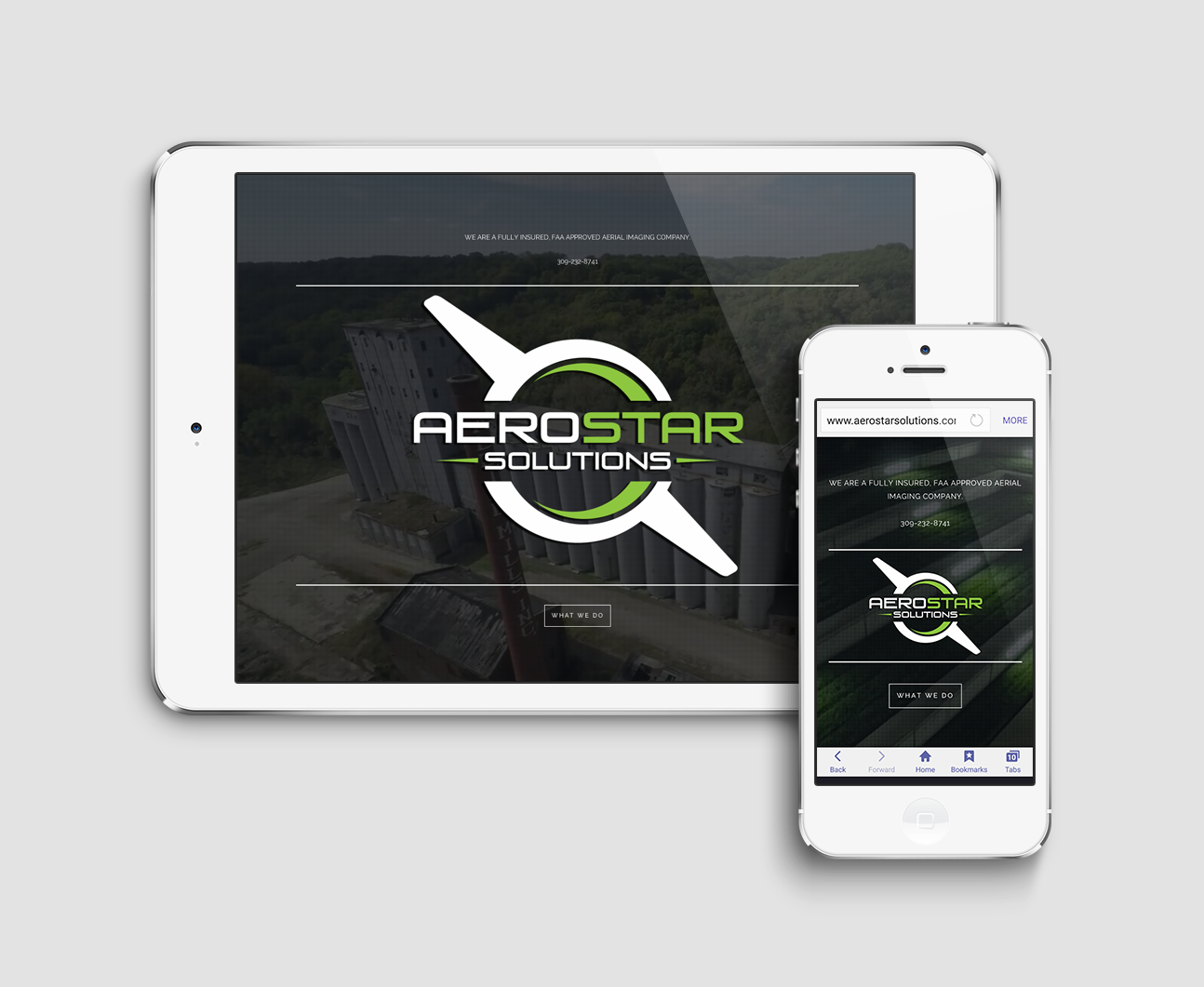 Aerostar Solutions - Logo and Website Design