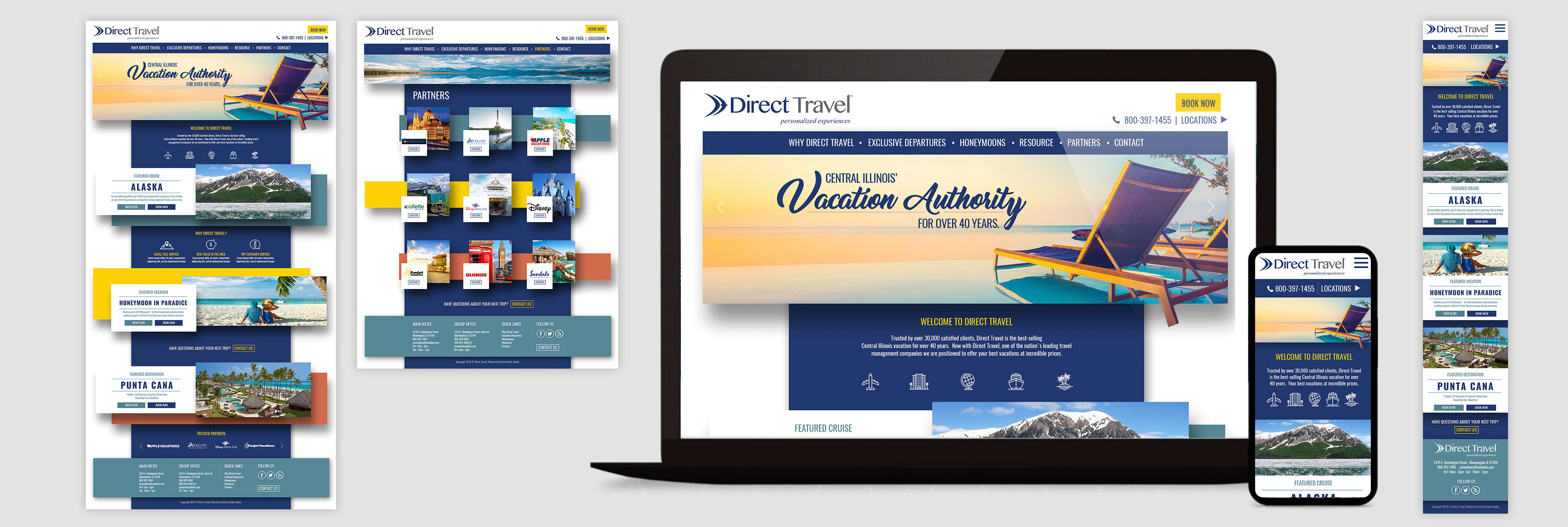 Direct Travel - Website Redesign