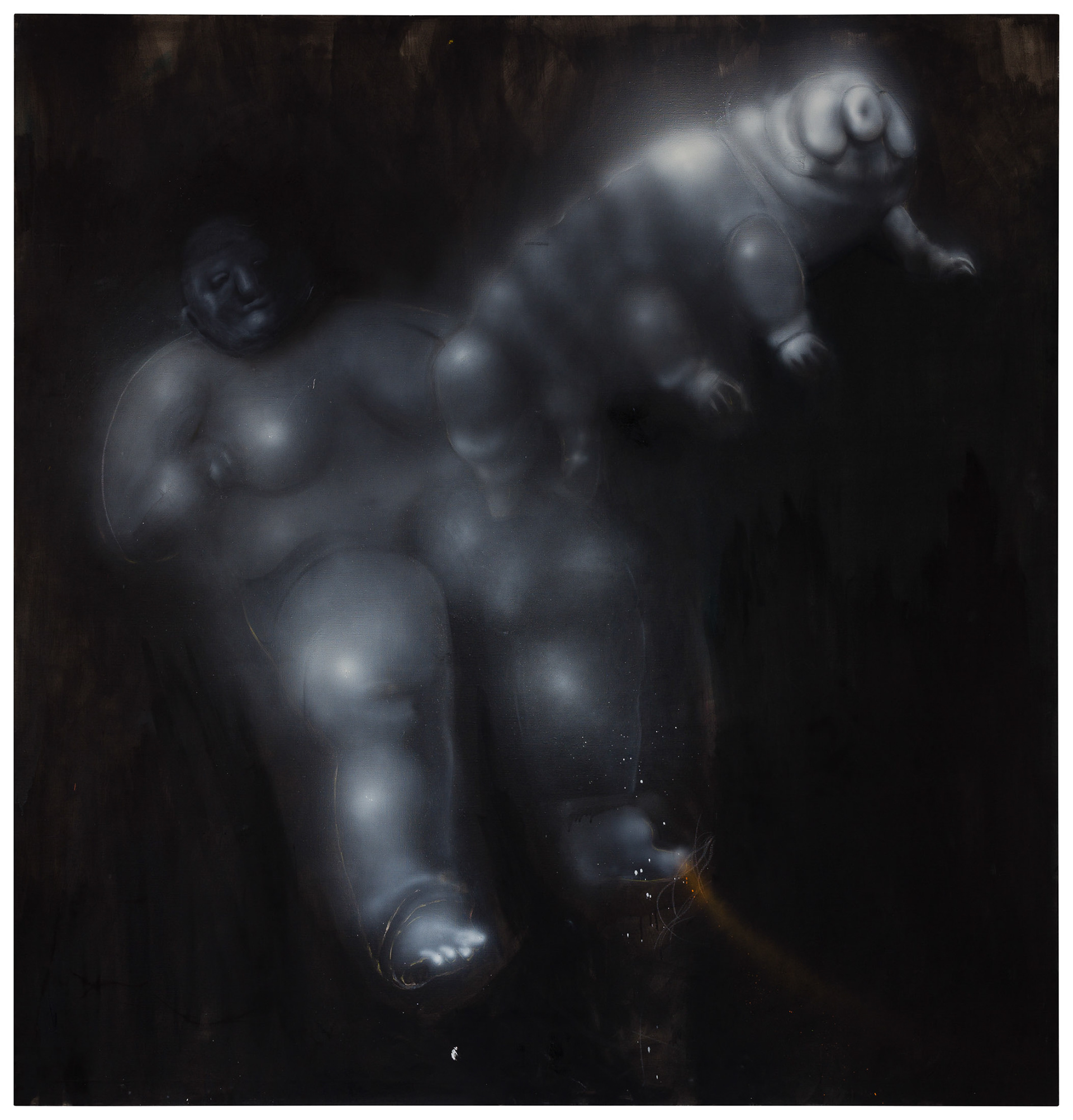 Zuzanna Szary, Tardigrade, oil on canvas, 190 x 180 cm, 2021