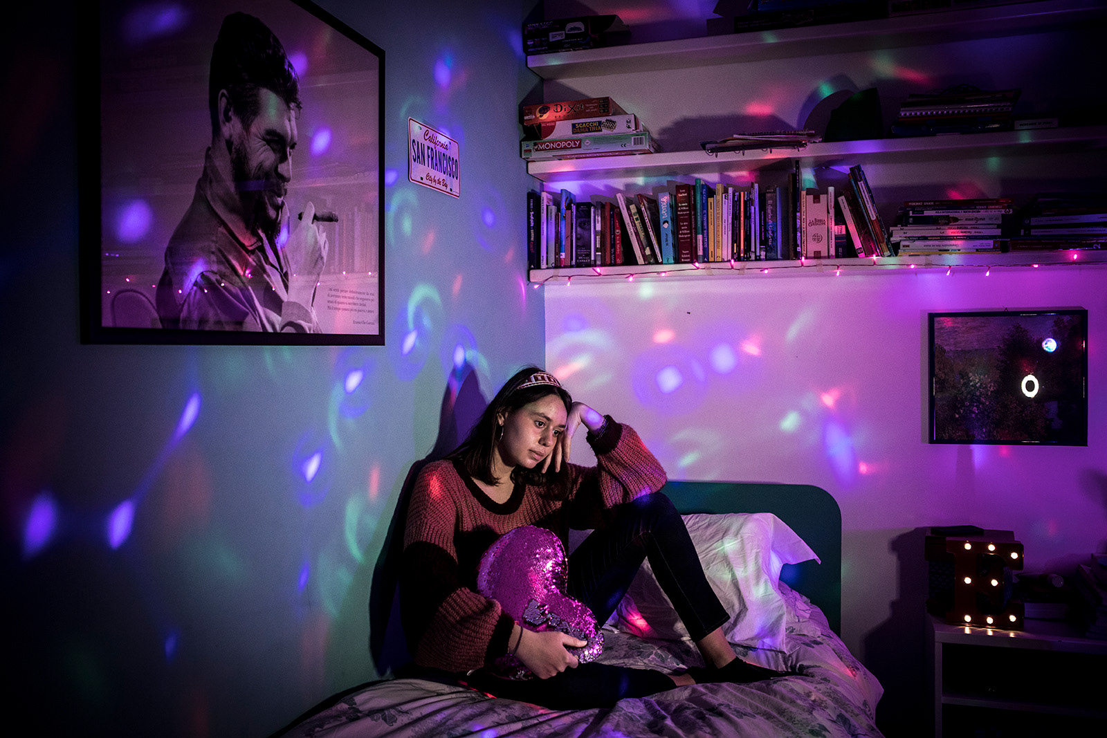 Elisa, 17, attends the fourth year of scientific highschool