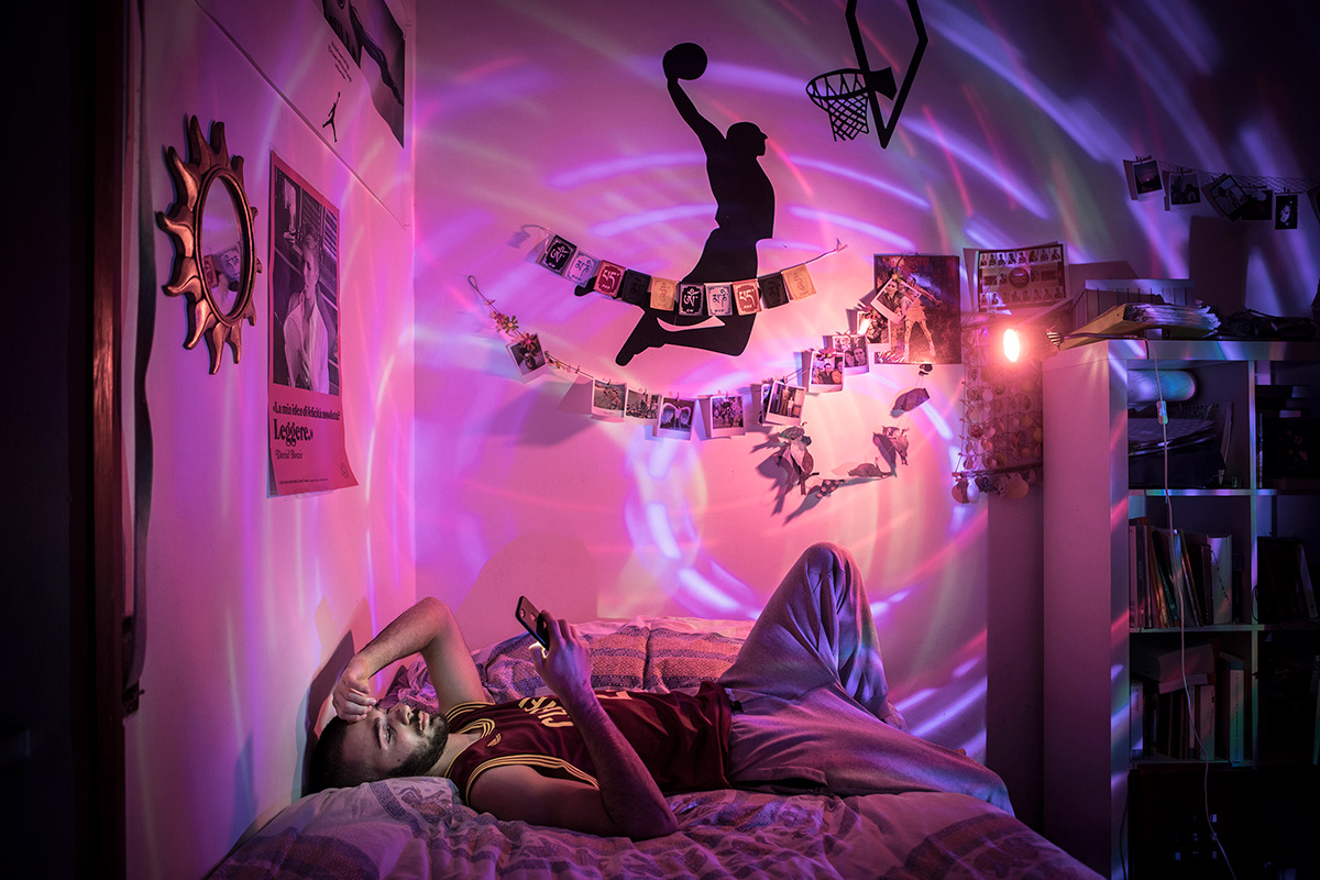 Valerio, 18, attends the fifth year of scientific highschool