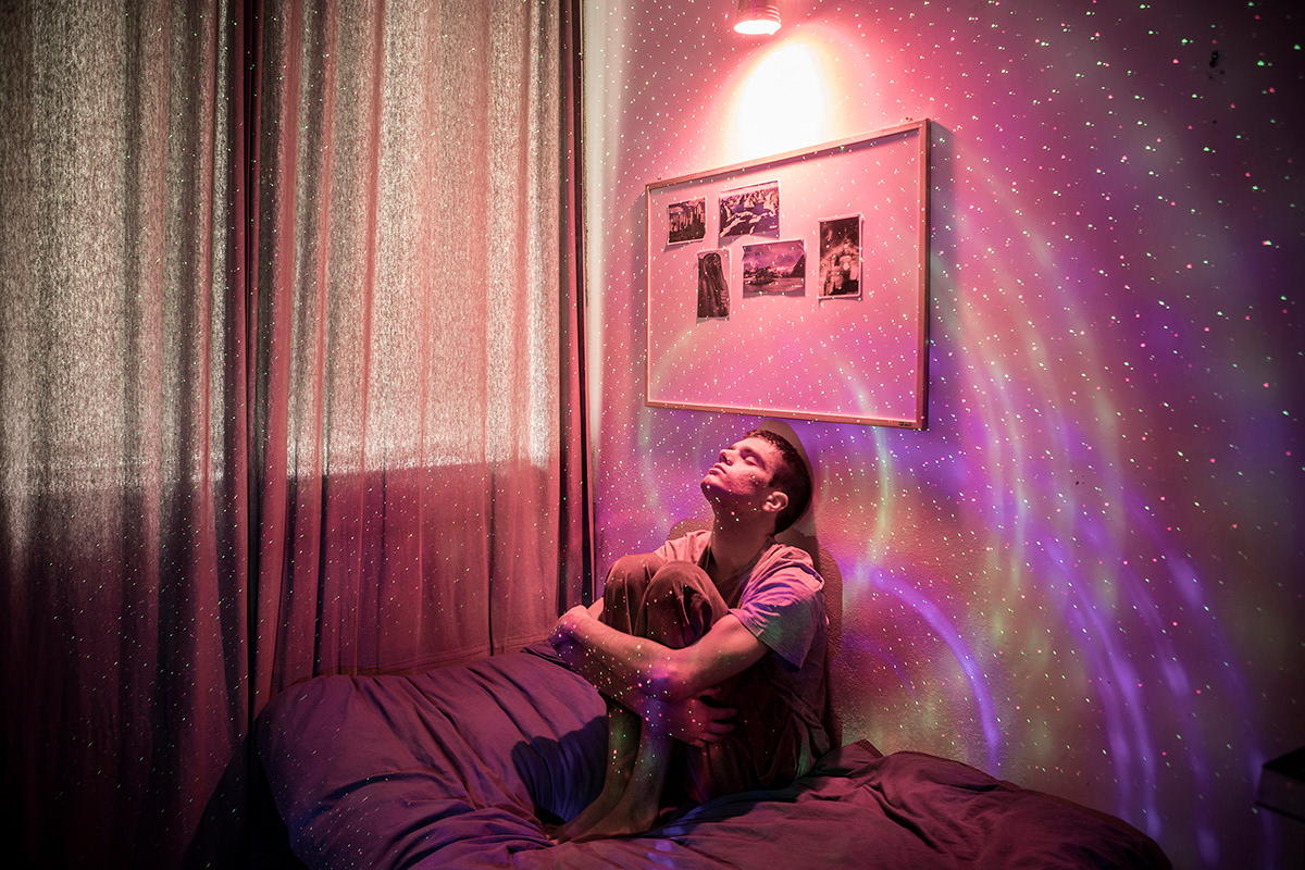 Antonio, 18, attends the fourth year of classical high school