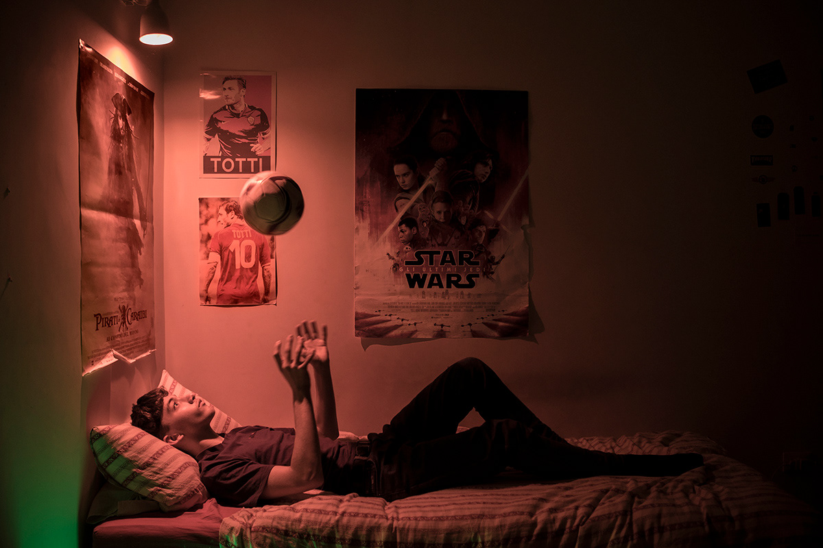 Diego, 14, attends the first year of classical highschool