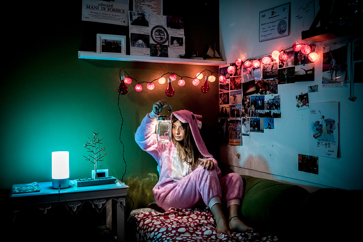 Nina, 15, attends the first year of scientific highschool