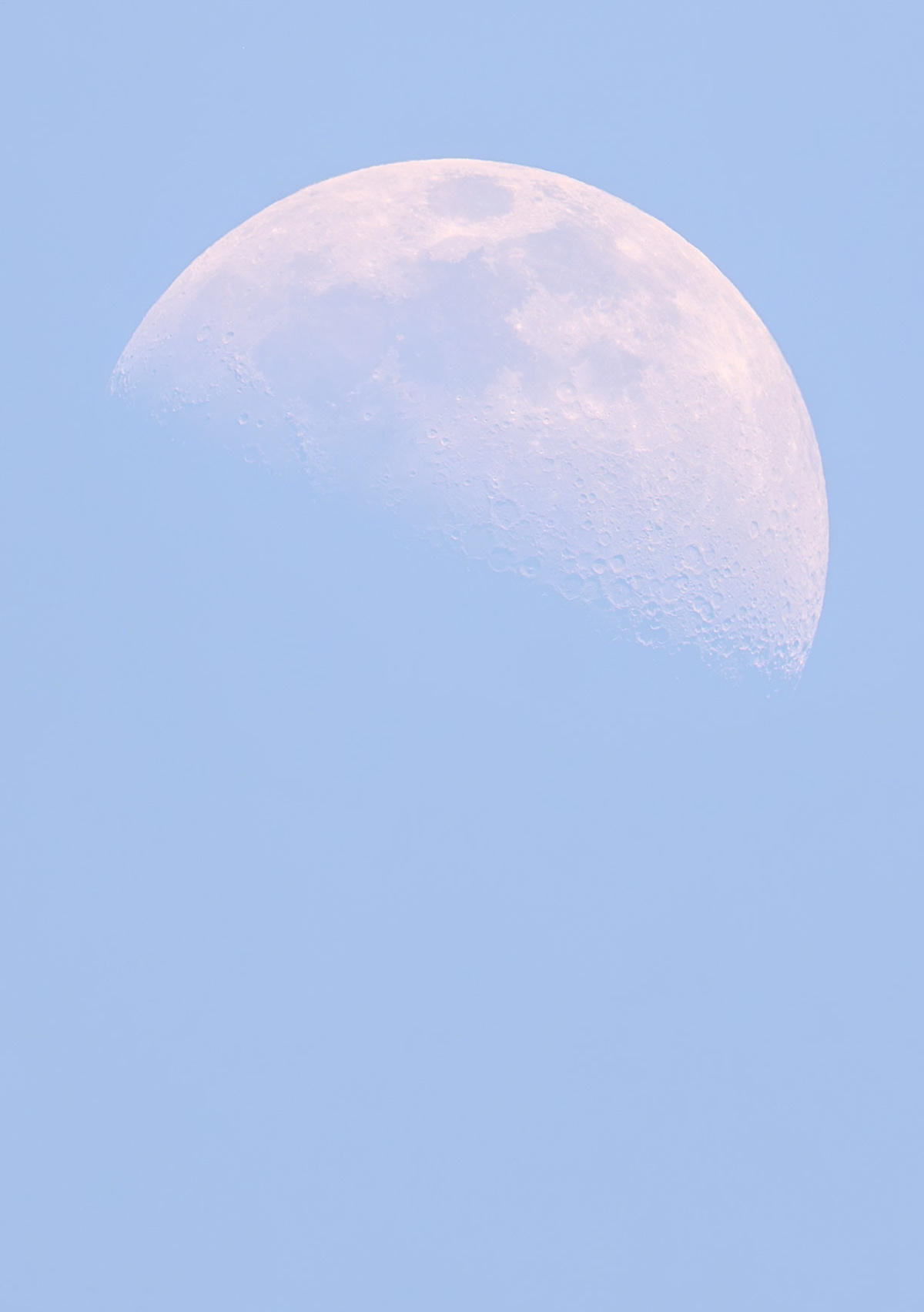 Mountain rising moon