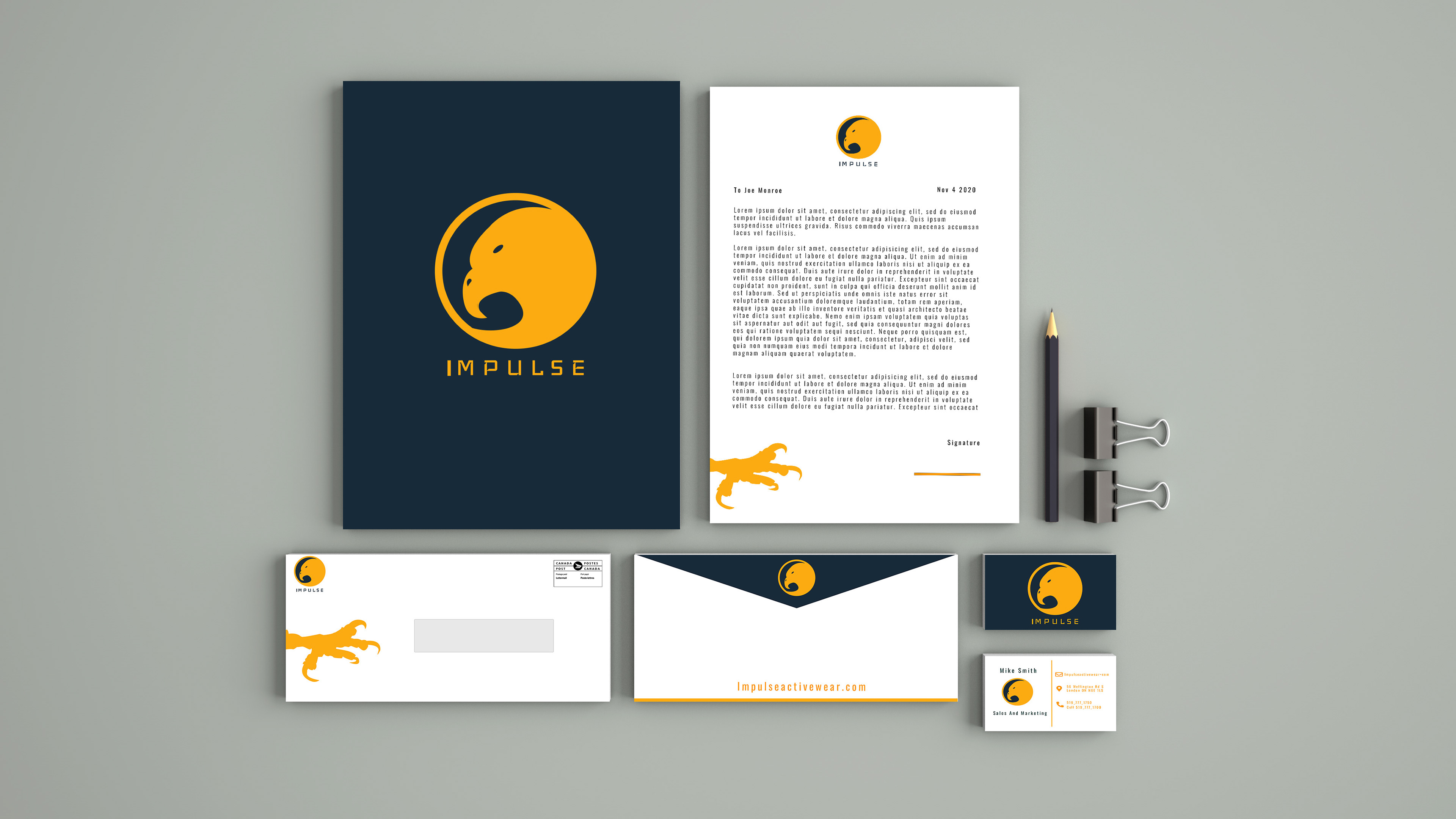 Final Stationary Mockup