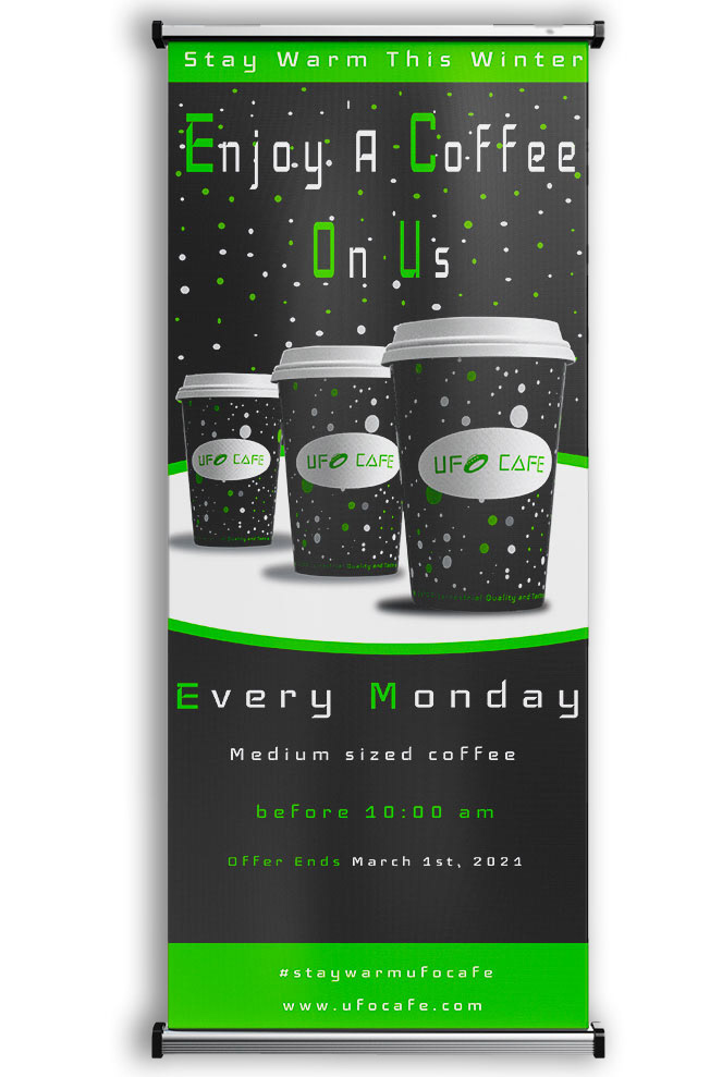 Coffee Banner Mockup